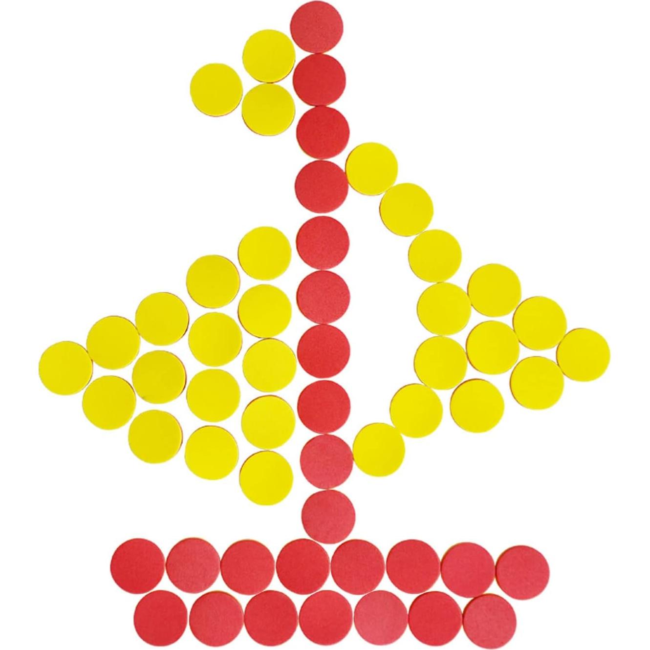 Contadores de Espuma DNB 400 Piezas 2 Colores 2.54 cm