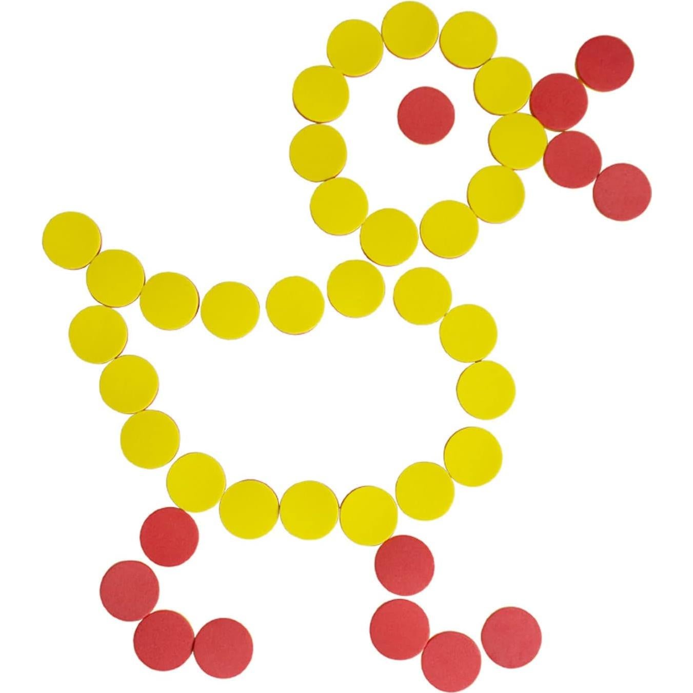 Contadores de Espuma DNB 400 Piezas 2 Colores 2.54 cm