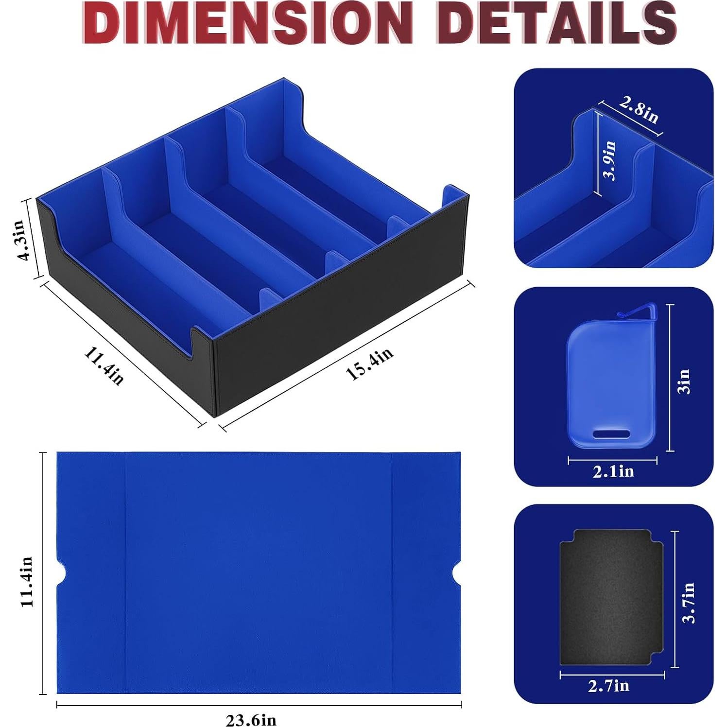 Caja de Almacenamiento de Cartas HSMH 3000+ con Divisores y Soportes