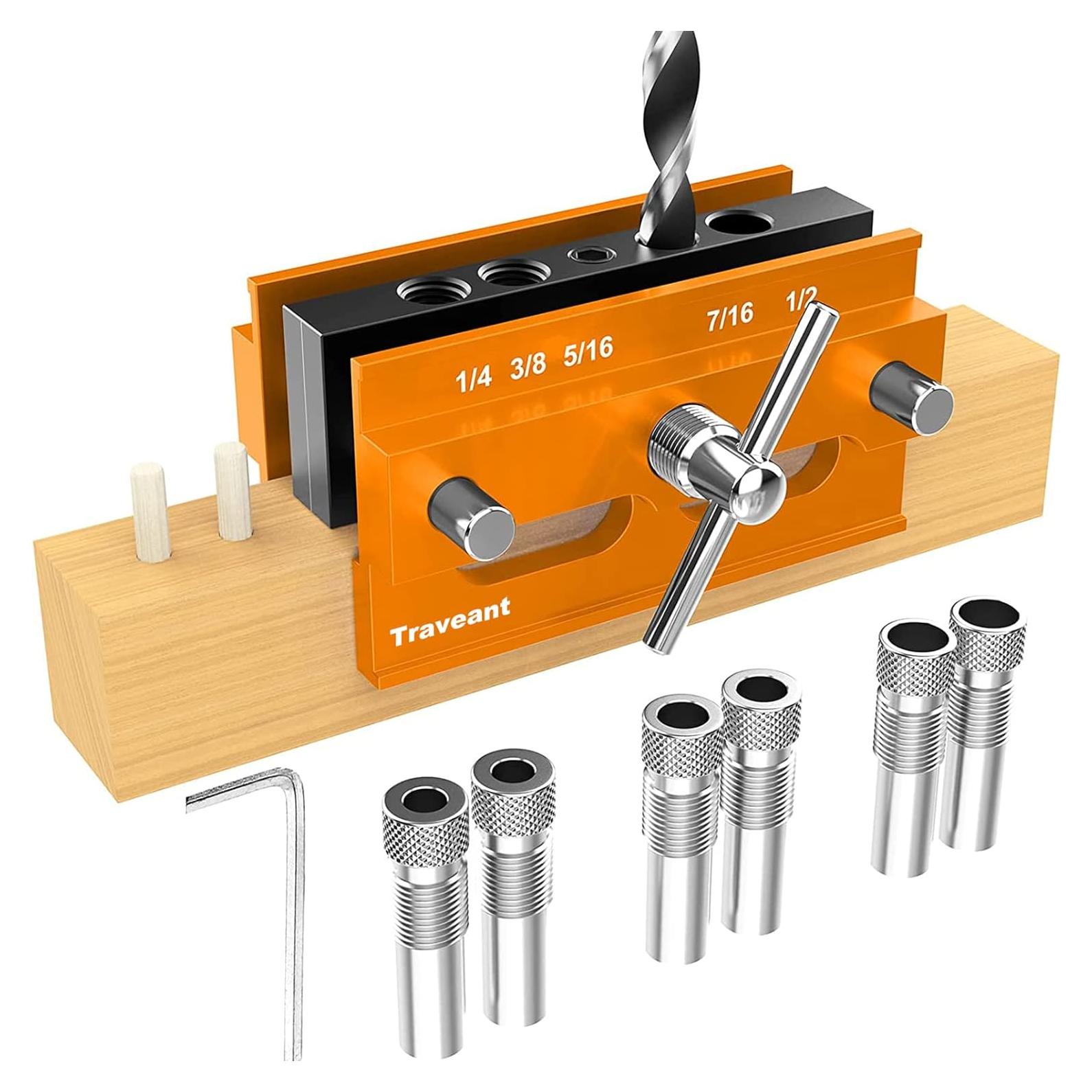 Plantilla de Dowel Autocentrante TRAVEANT 1.11 kg Naranja