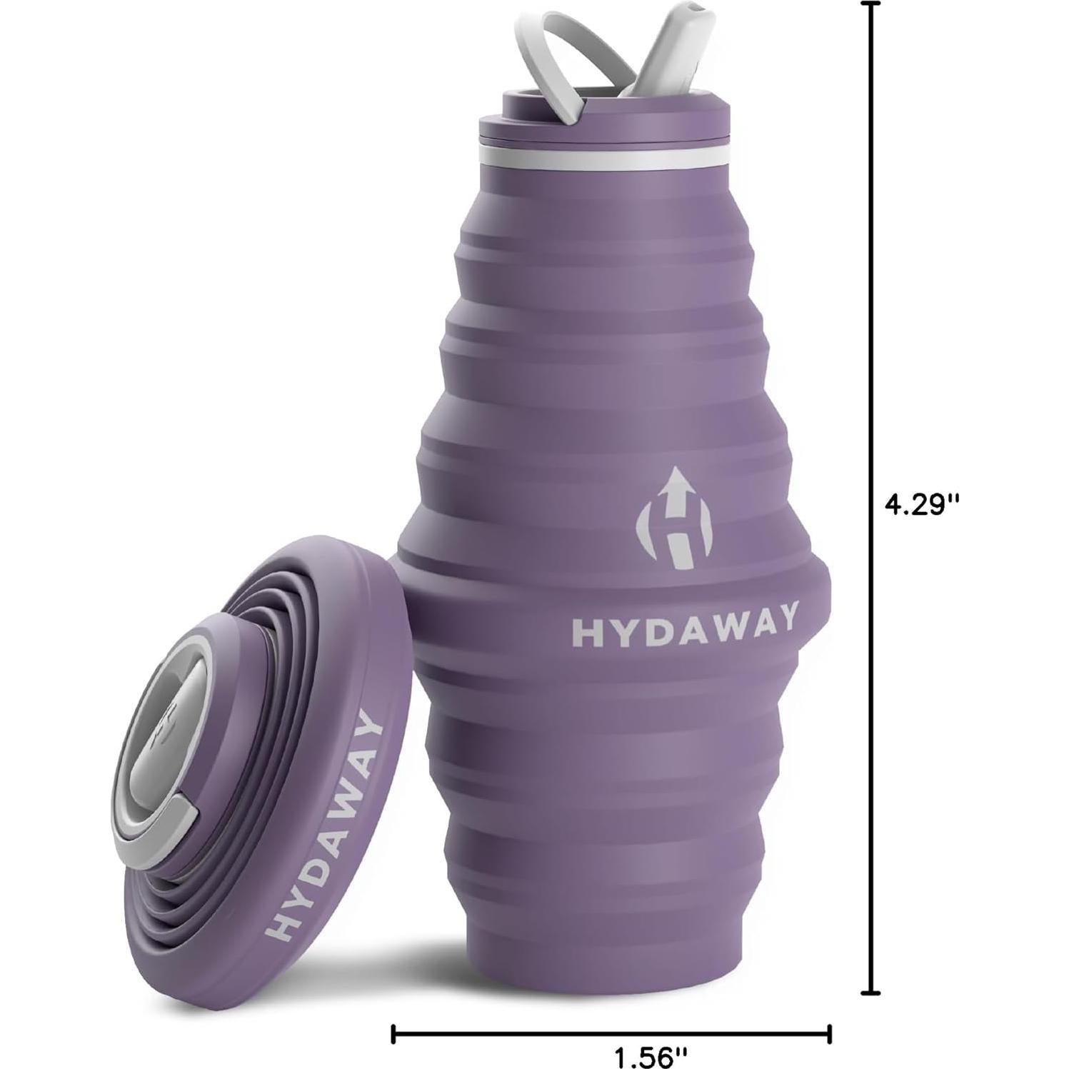 Botella de Agua Plegable HYDAWAY 750ml - Silicona Reutilizable