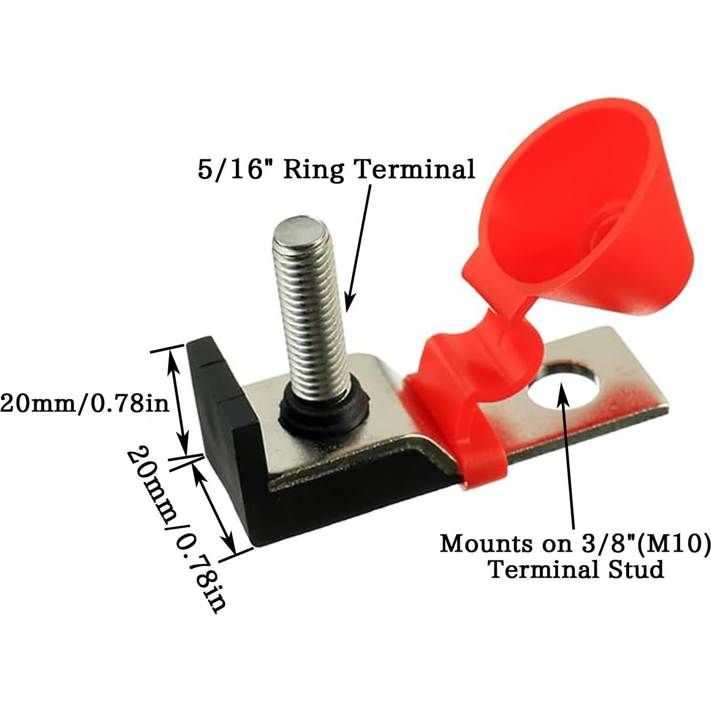 Bloque de Fusibles Terminal MRBF 30A para Barco y Vehículo