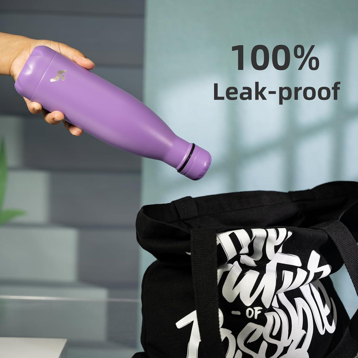 Botella de Agua Aislada Konokyo 739 ml Doble Pared Lavanda