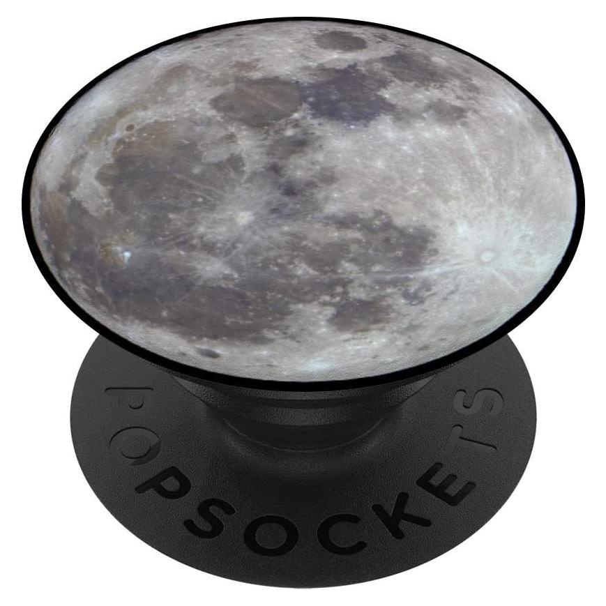PopSockets PopGrip Lunar Gris - Agarre Intercambiable para Móviles