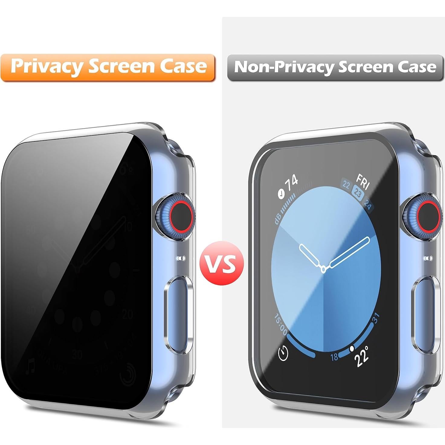 Funda Protectora Misxi para Apple Watch 40mm - 2 Pack Privacidad