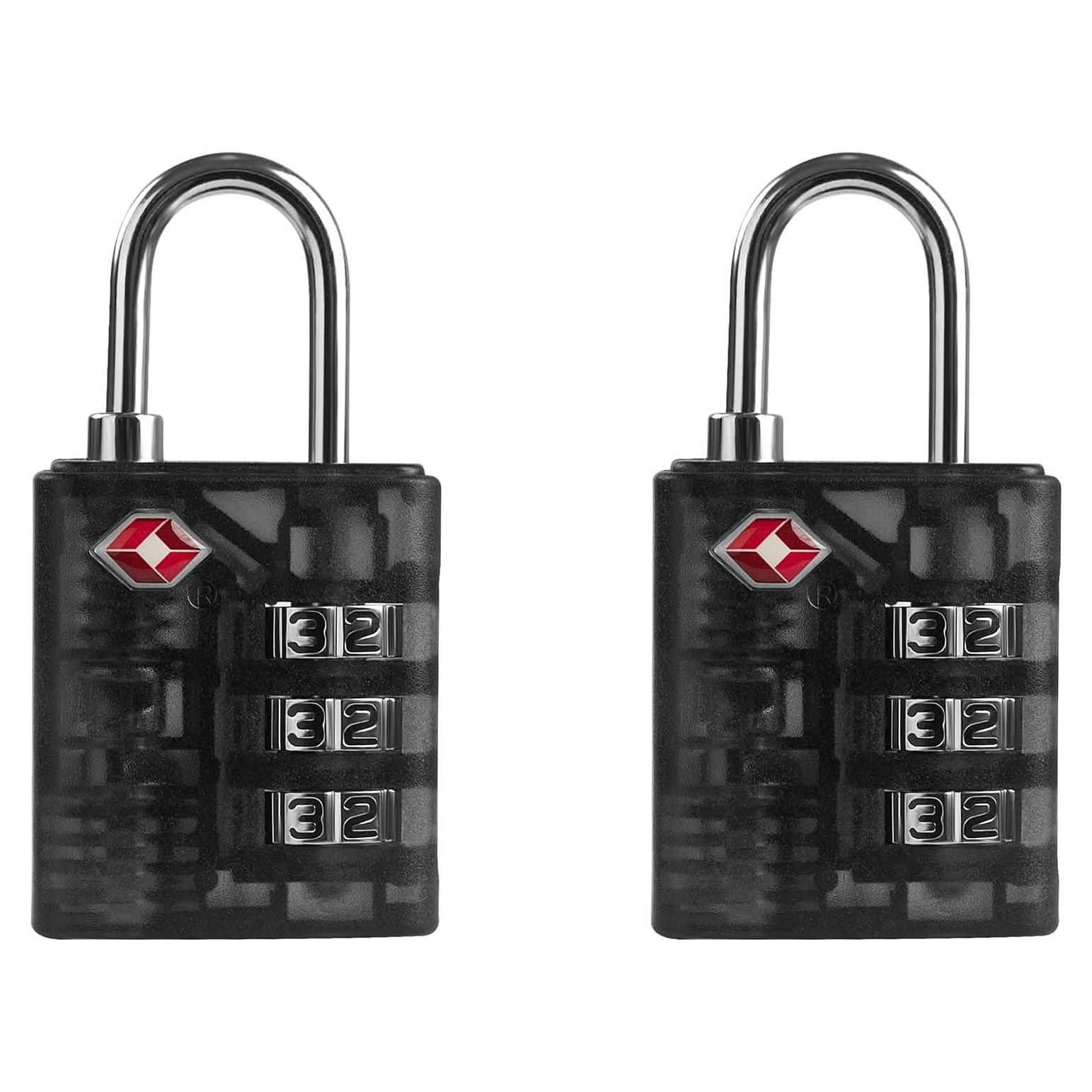 Candado TSA de Combinación UP Security 3 Dígitos Negro