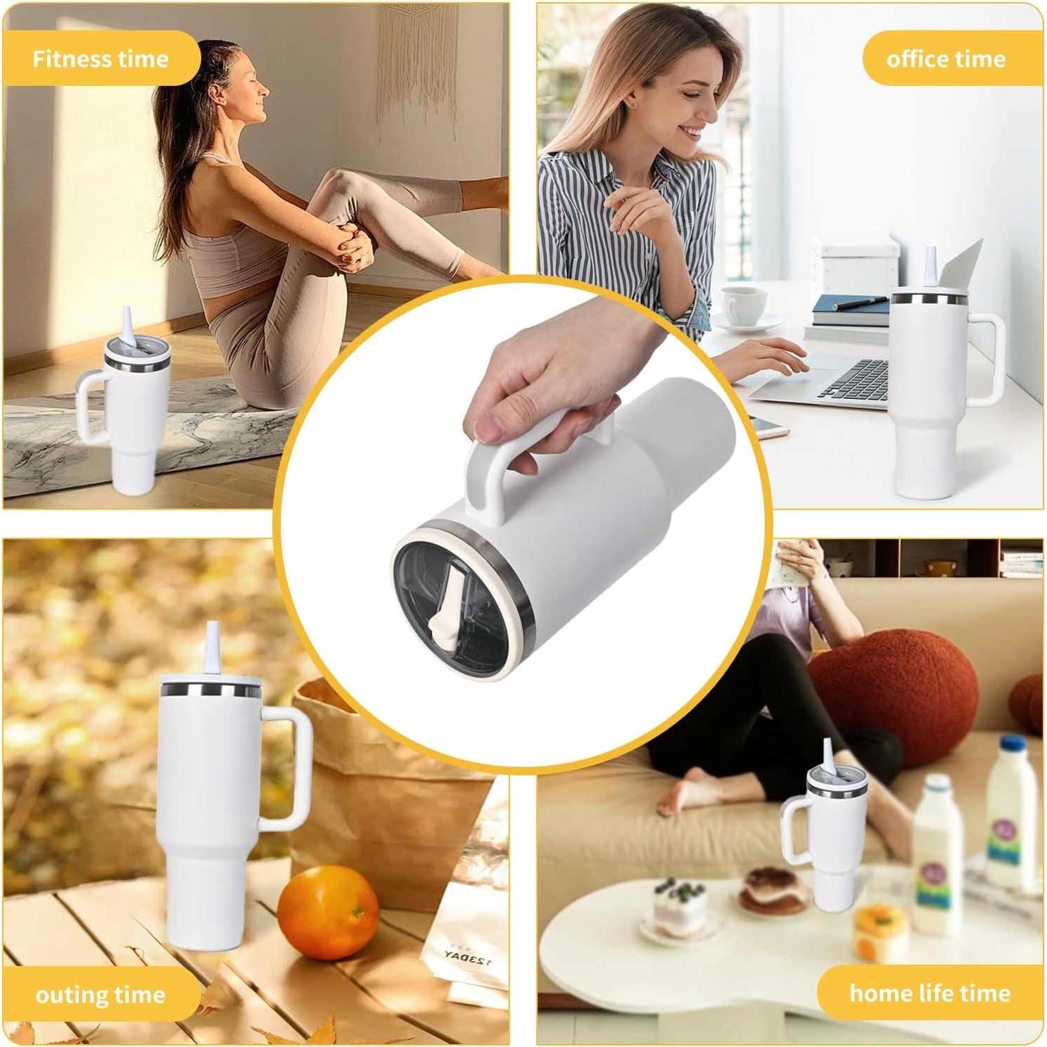 Tapa a prueba de fugas KFHOLIE para vaso Stanley 40 oz - 2 unidades