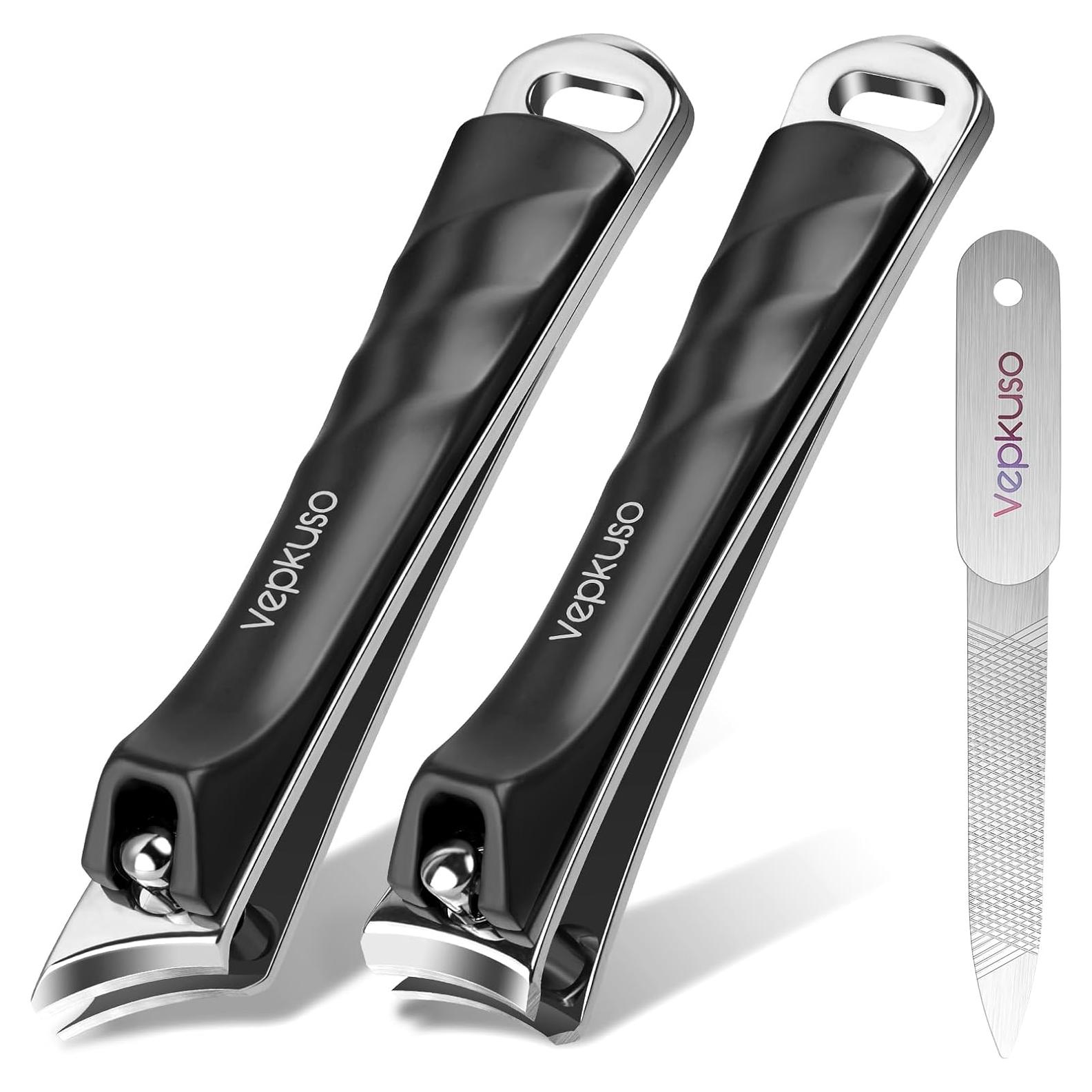 Juego de Cortauñas Profesional Vepkuso - Acero Inoxidable, 9.14cm