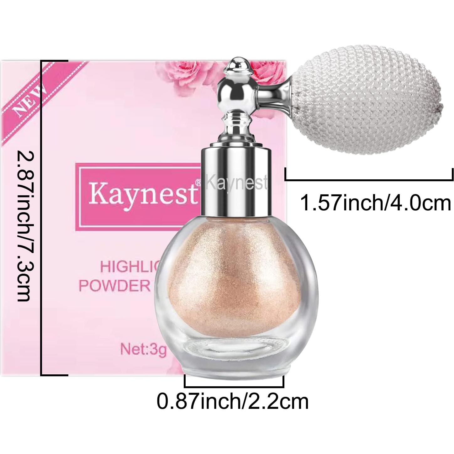 Spray Iluminador Champagne Kaynest - Polvo Brillante 100g