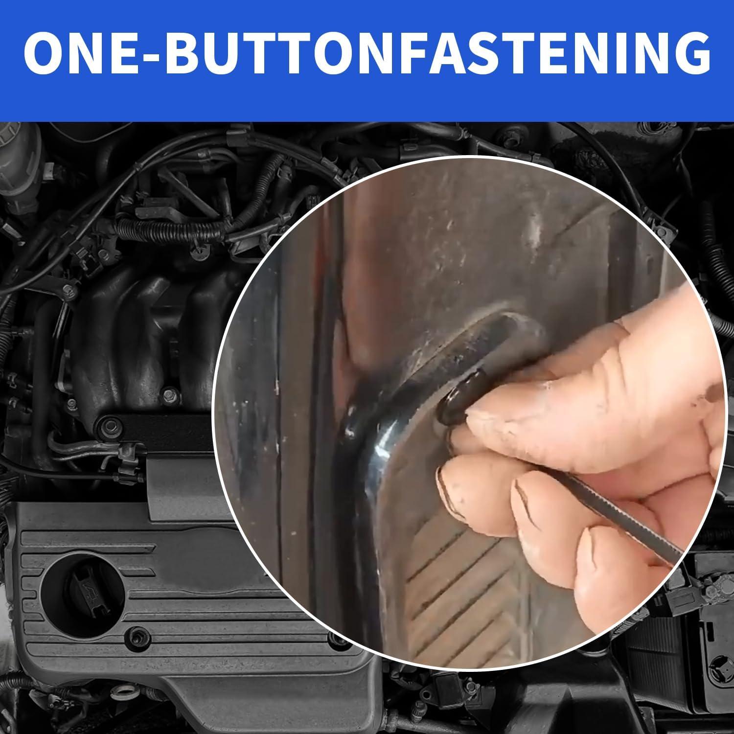 Bridas de Nylon TOOVREN 50PCS Auto-Bloqueo Resistentes UV