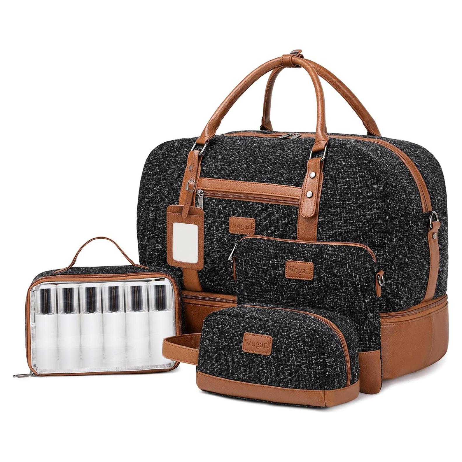 Bolsa de Viaje Wogarl Grande para Mujeres y Hombres 28x10x29cm