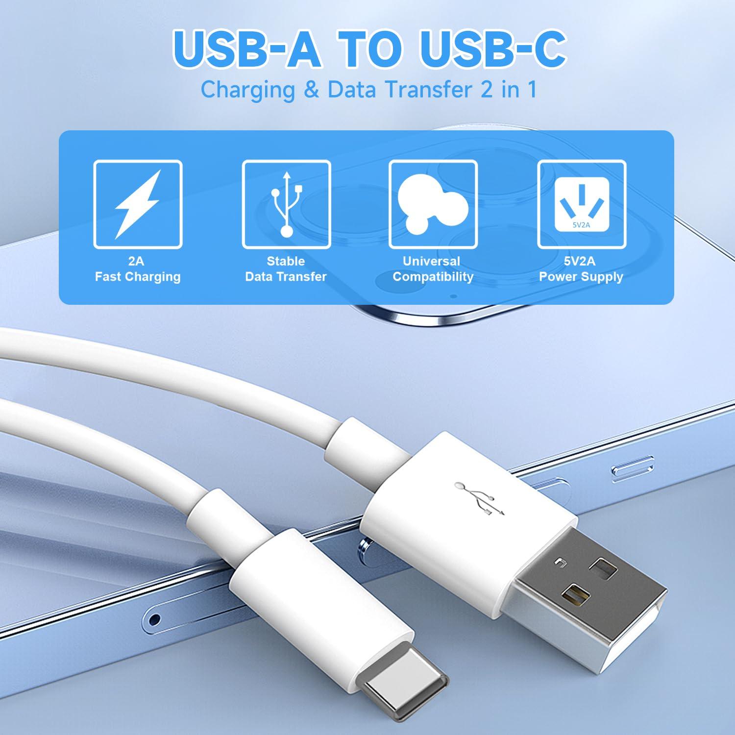 Cable de Alimentación USB A a USB-C 5M ANLINK para Cámaras