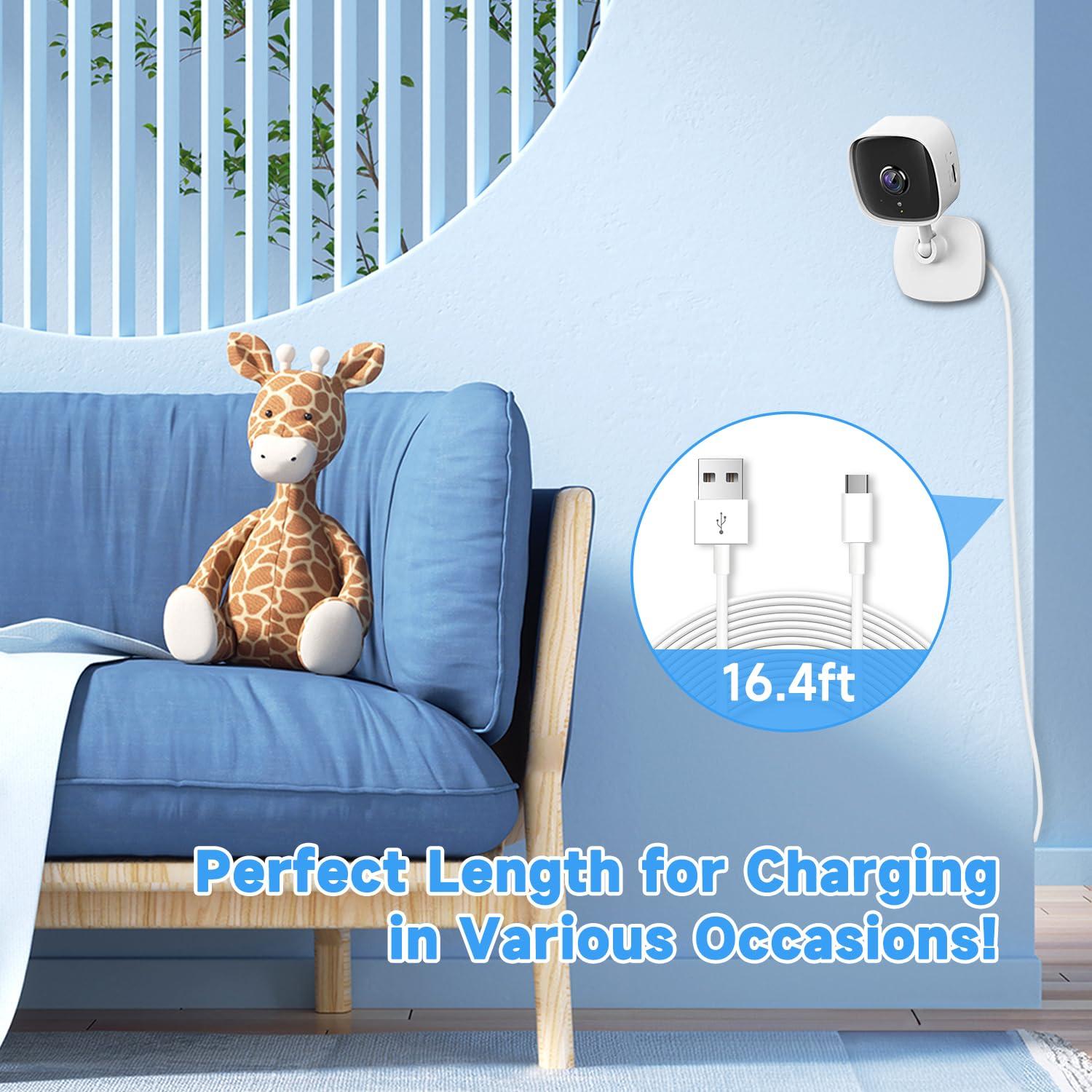 Cable de Alimentación USB A a USB-C 5M ANLINK para Cámaras