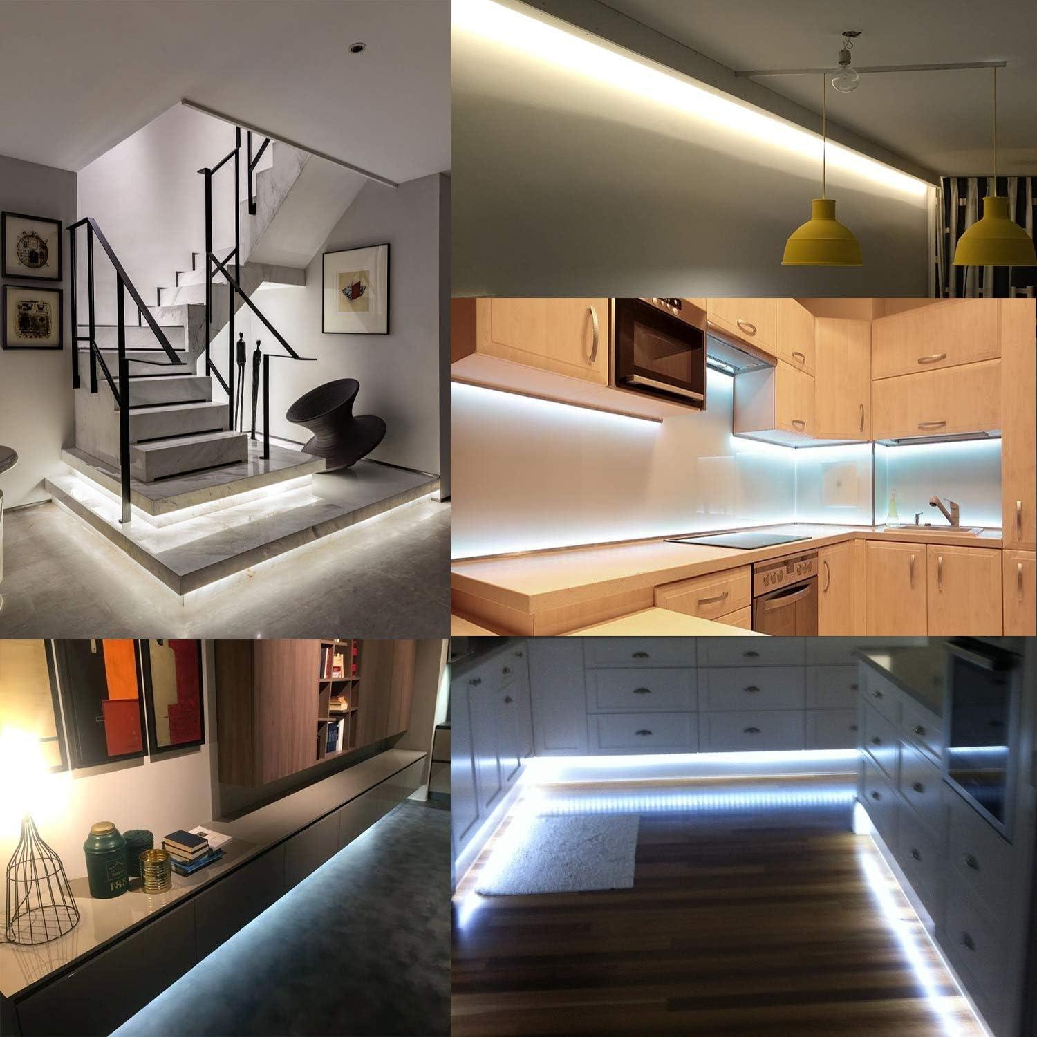 Luces de Cuerda LED SURNIE 15m Impermeables 6000K Blanca