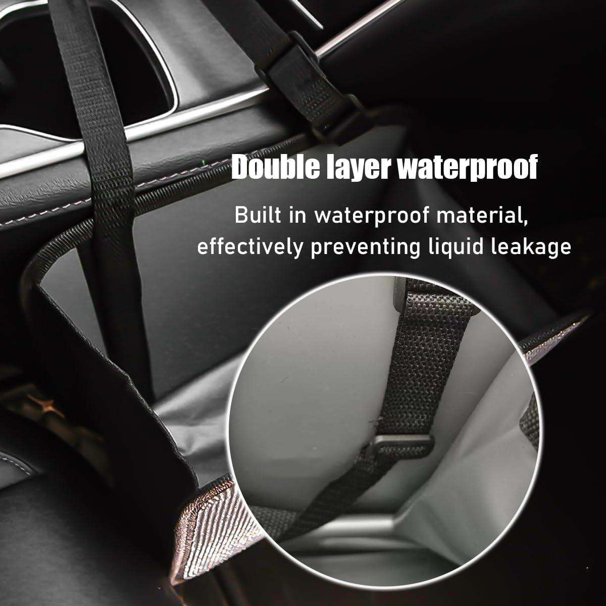 Basurero Plegable para Auto Ohleats 7L Impermeable Rhinestone