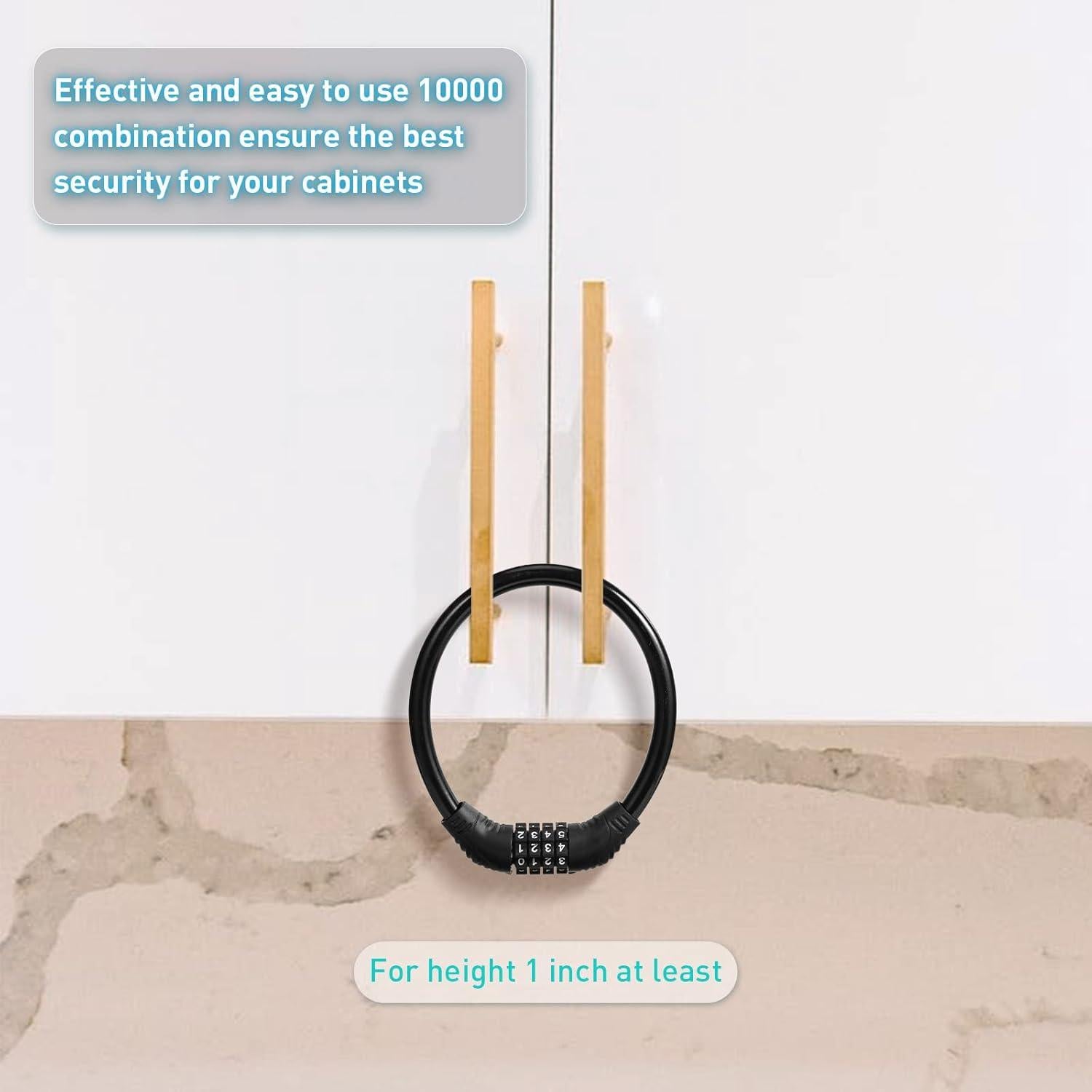 Cerradura de Refrigerador Hestya 3 Piezas 10000 Combinaciones