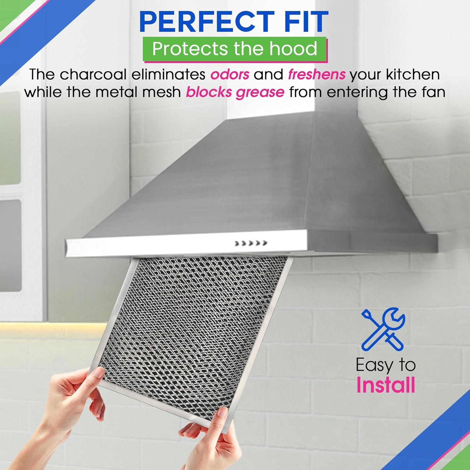 Filtro de Campana Bagean LL62F 28.58x21.59cm Carbón Graso