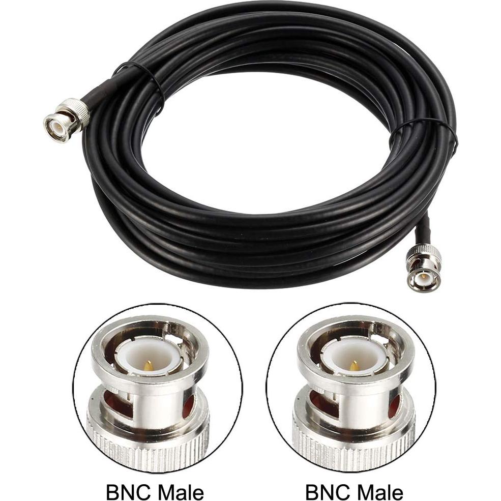 Cable Coaxial BNC Macho a BNC Macho uxcell RG58 7.62 m 50 Ohm