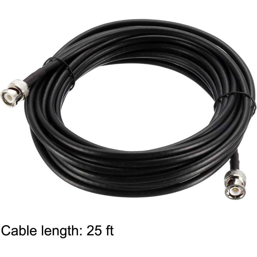 Cable Coaxial BNC Macho a BNC Macho uxcell RG58 7.62 m 50 Ohm