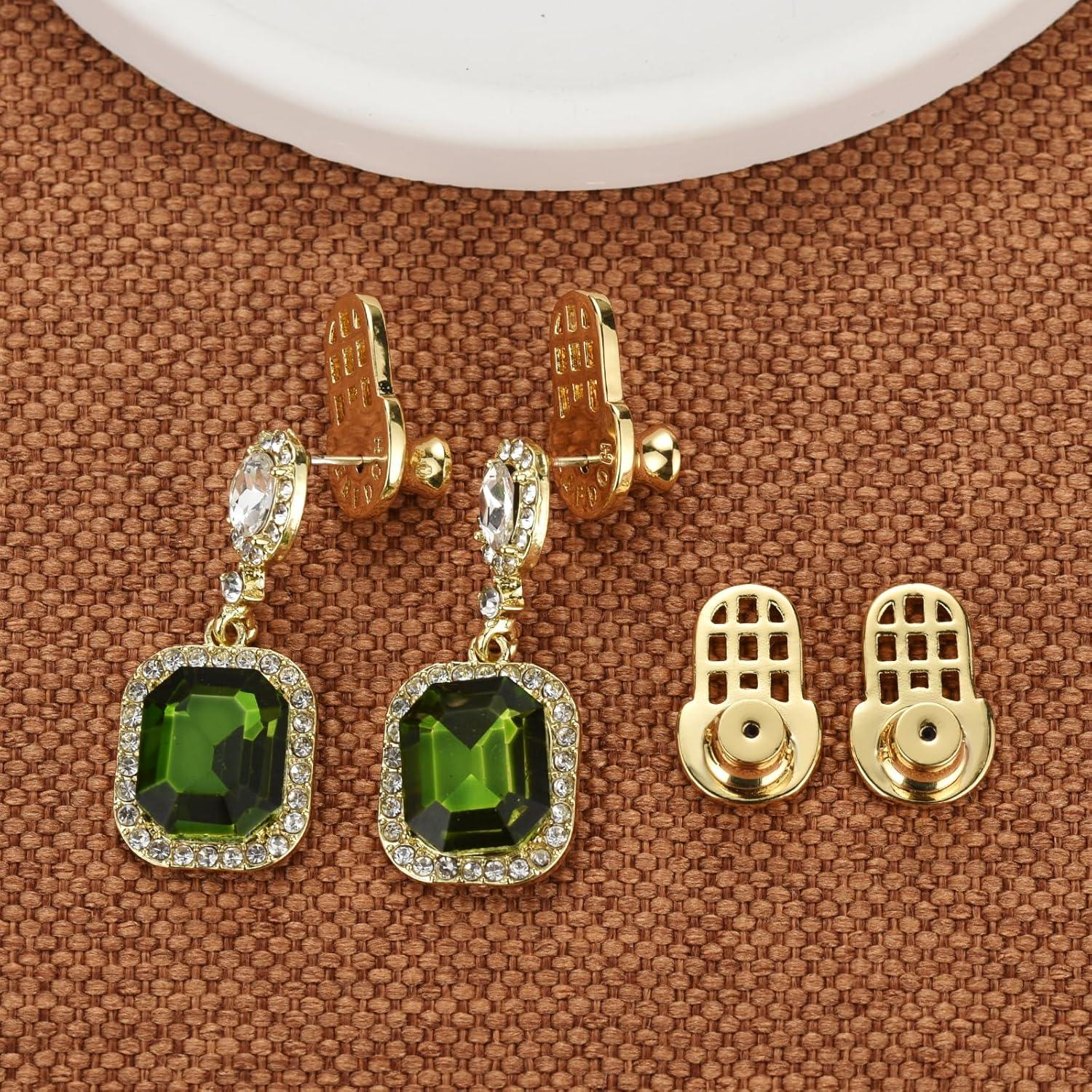 Resortes para Aretes EBFDOH Oro de 18K, 4 Piezas, Hipoalergénicos