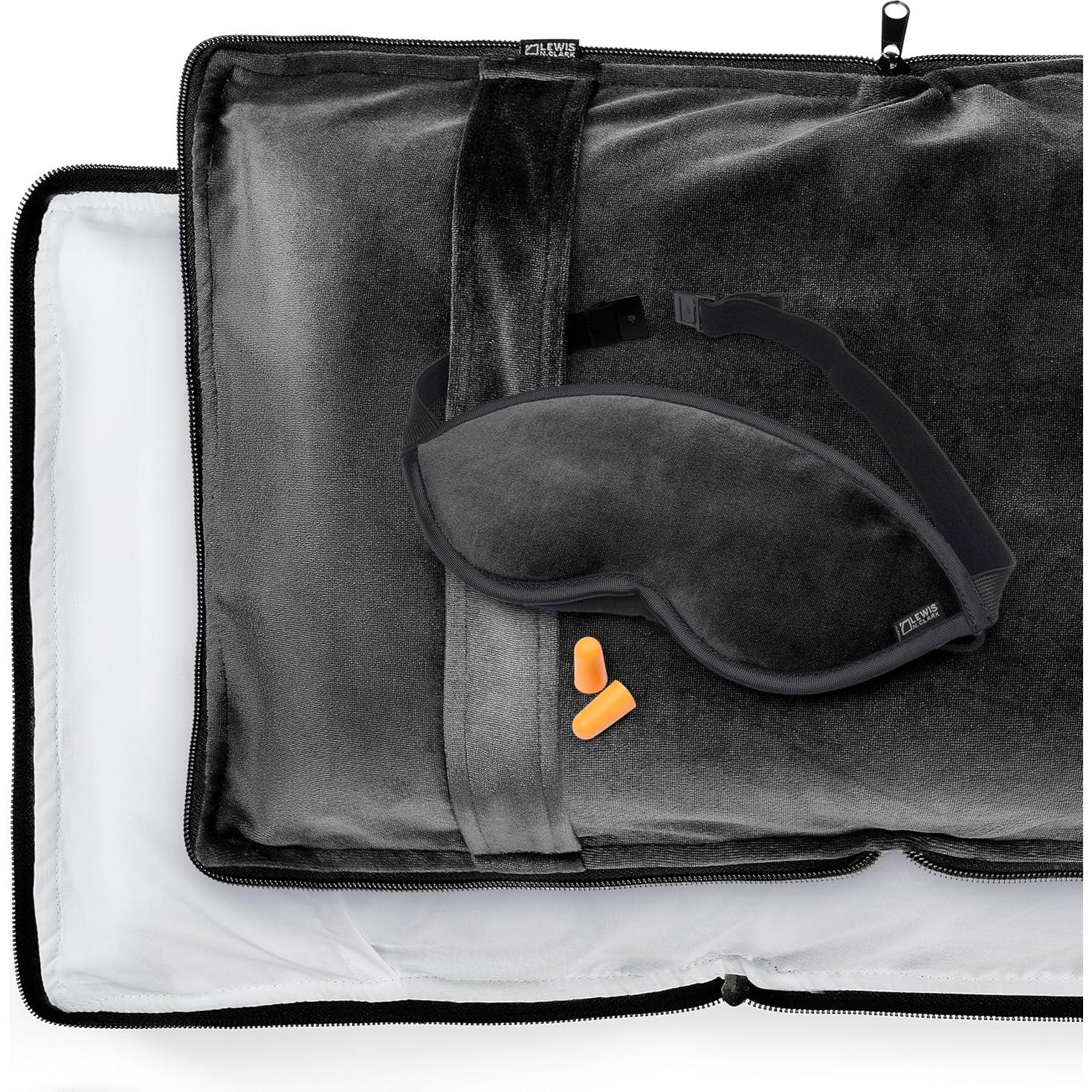 Juego de Comodidad Lewis N. Clark - Manta, Almohada Inflable y Más