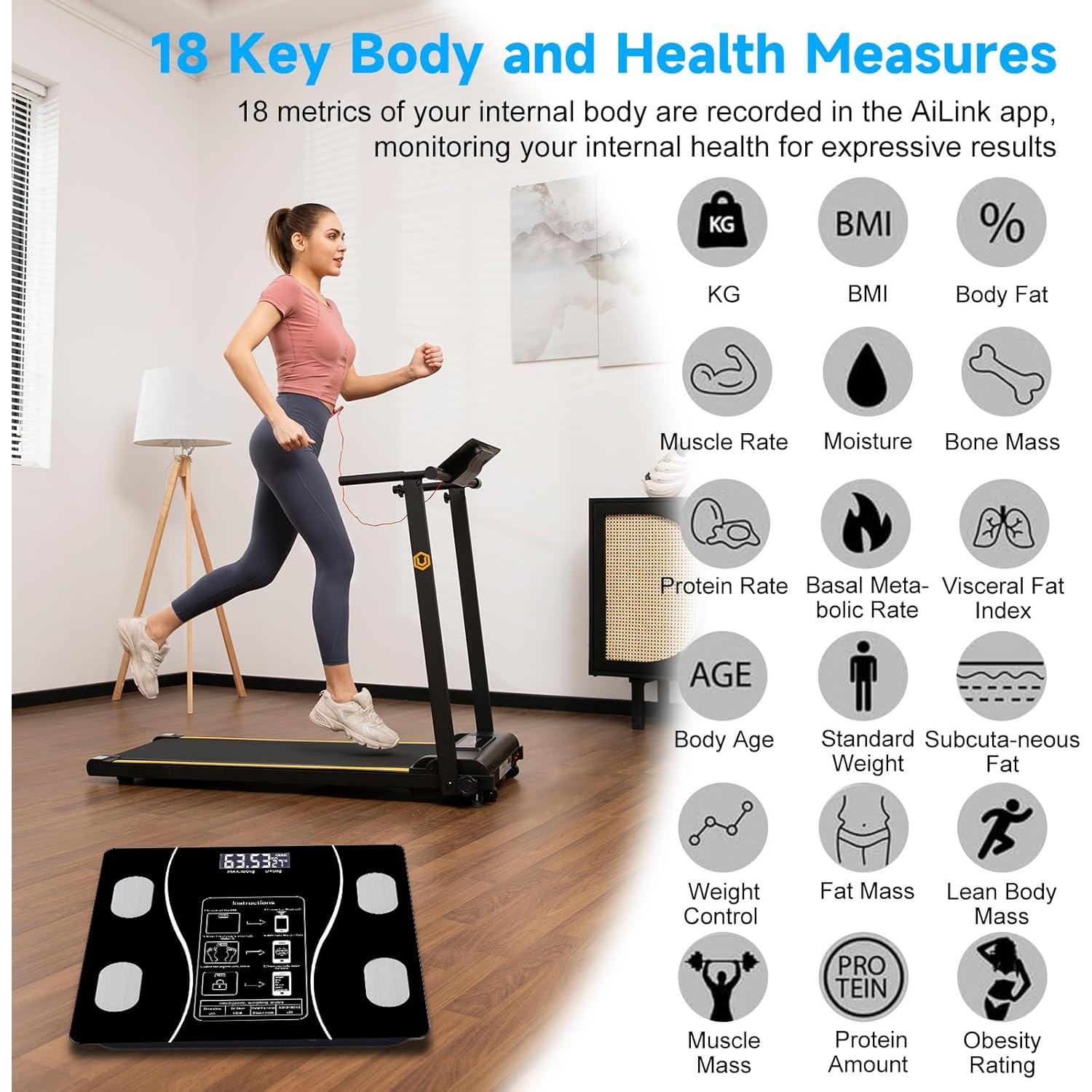 Escala Digital de Grasa Corporal ChuangMaiShi - Bluetooth, 180 kg