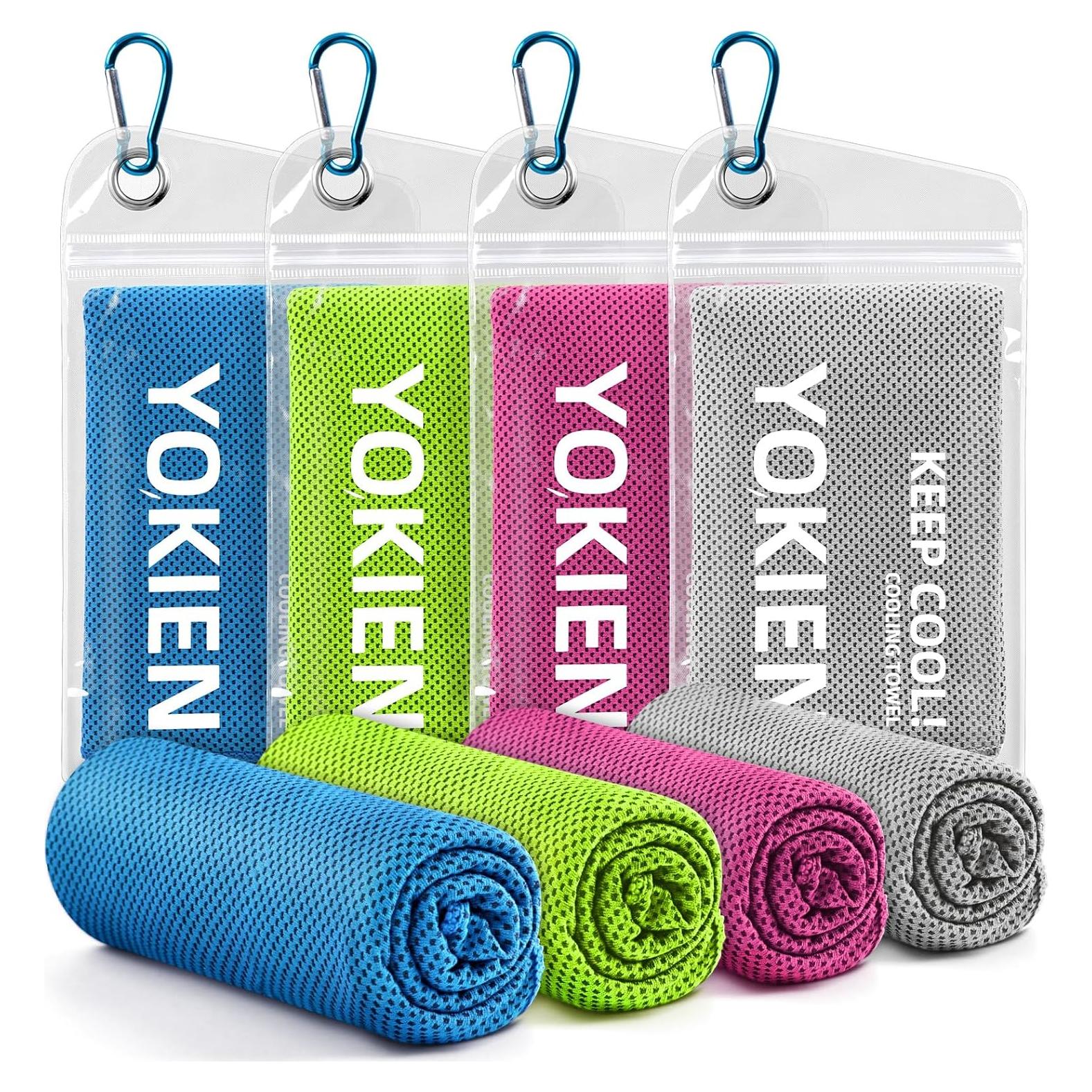 Toallas Enfriadoras de Cuello Genérico 101.6x30.5cm 4 Piezas