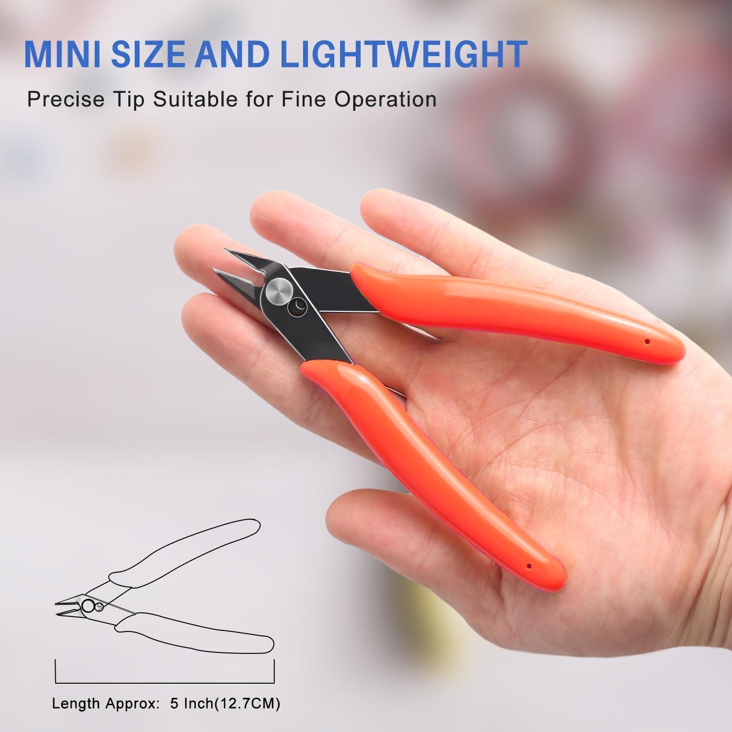 Cortador de Alambre NICE-POWER 13 cm Acero Alto Carbono Rojo