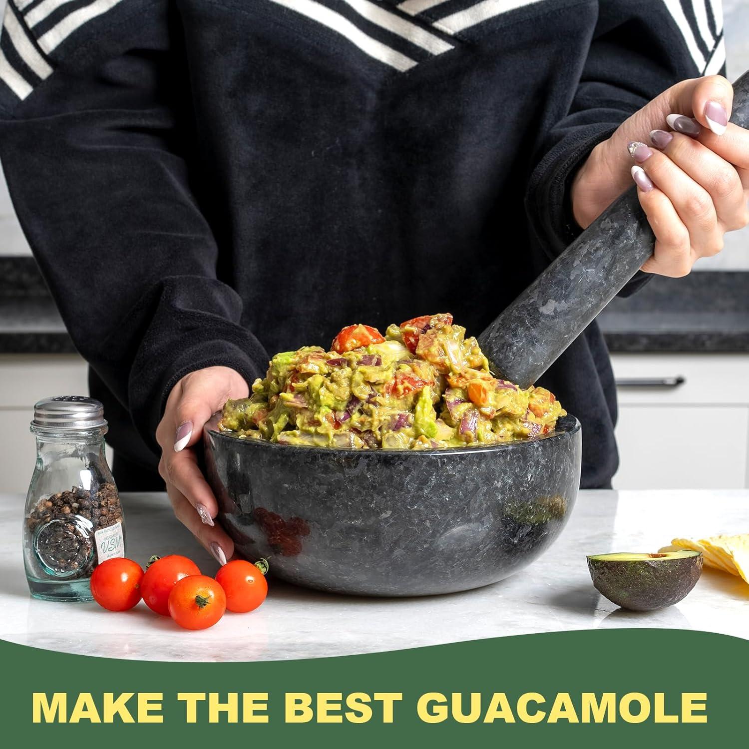 Conjunto Mortero y Maja de Granito Koville 20 cm para Cocina