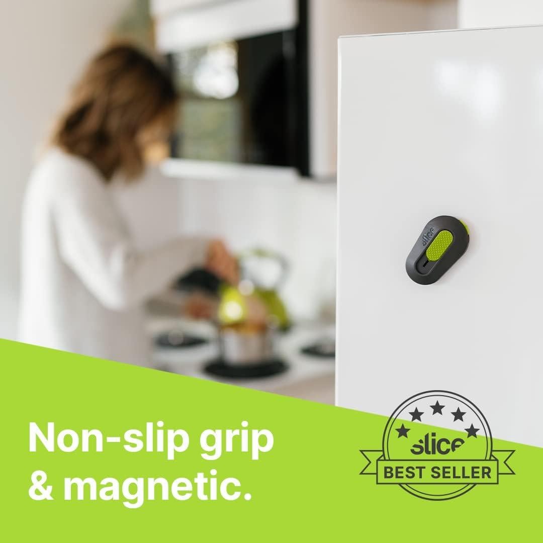 Cortador Mini Slice 10514 - Cuchilla Cerámica Retráctil 6cm