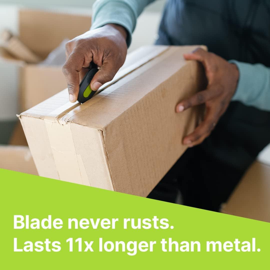 Cortador Mini Slice 10514 - Cuchilla Cerámica Retráctil 6cm