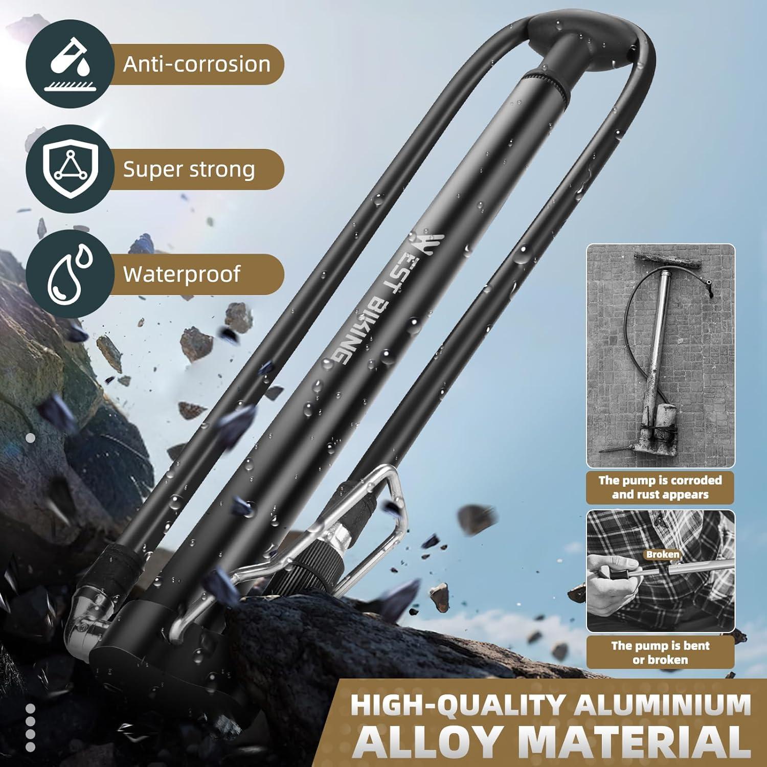 Bomba de Bicicleta Mini Portátil CYCLESPEED 160 PSI Aluminio