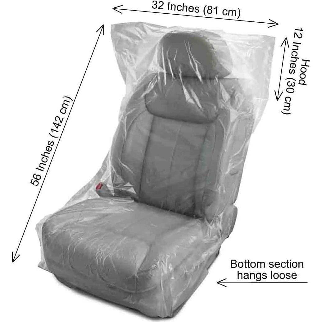 100 Fundas de Asiento Desechables JESUNK Universales 145x80cm