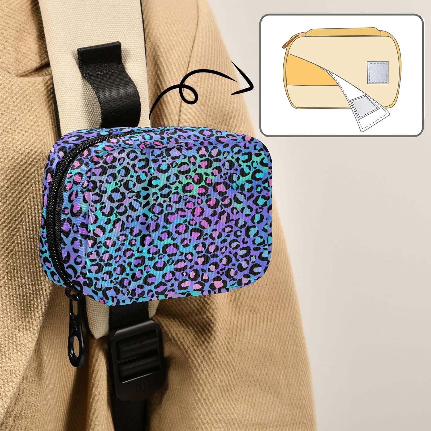 Estuche de Pastillas Ollabaky Leopardo Colorido 7 Días