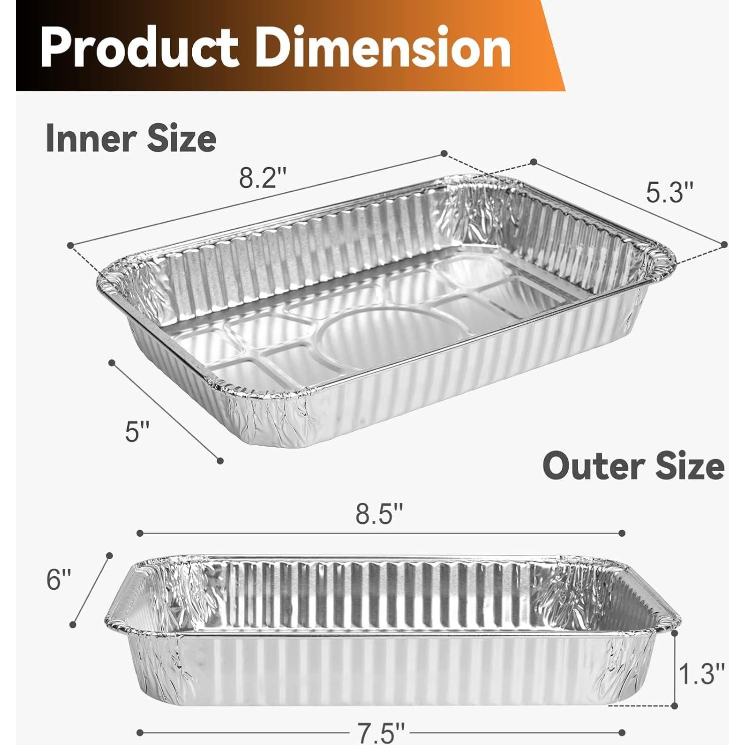Bandejas de Goteo Desechables SHINESTAR 20-Pack para Weber