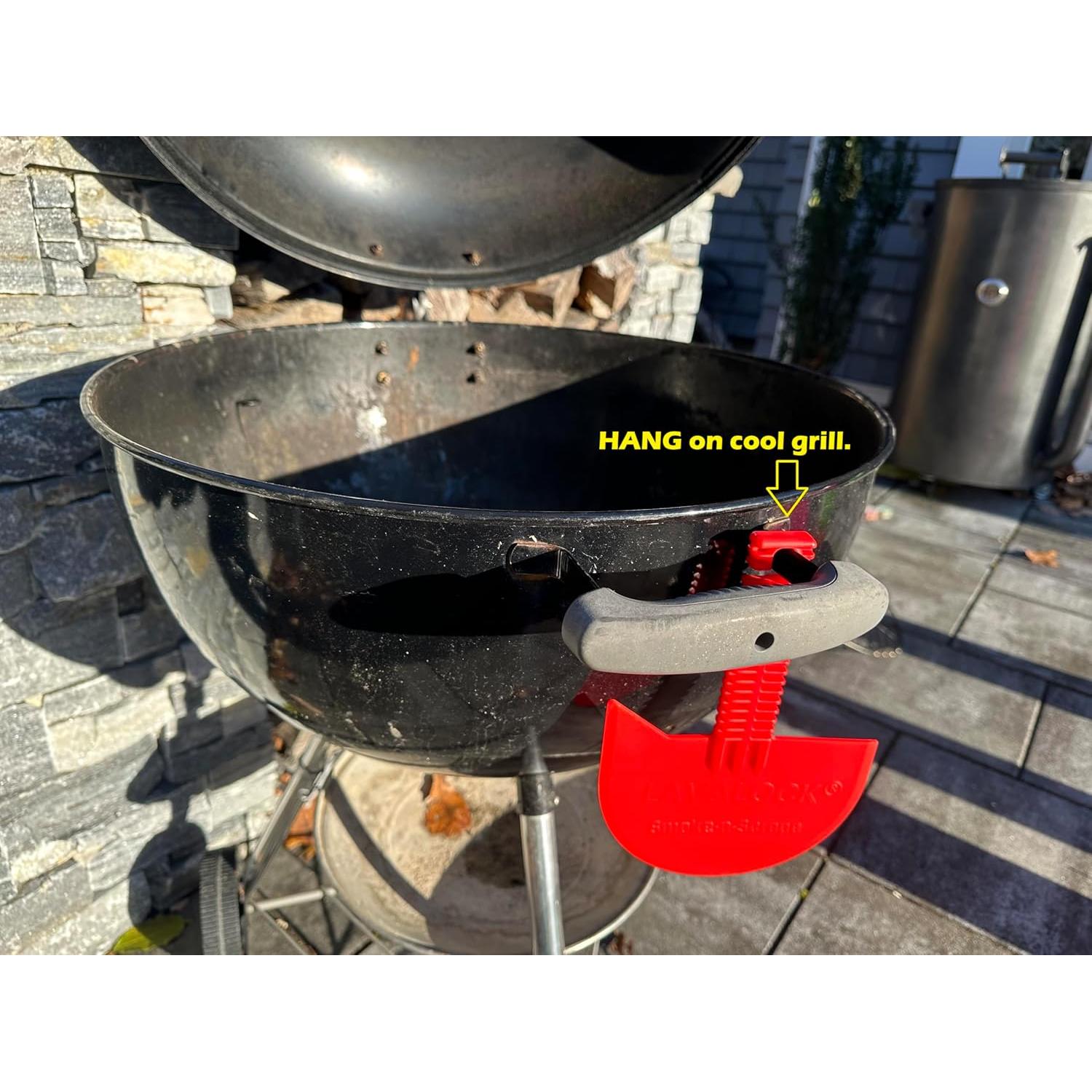 Raspador de Parrilla LavaLock Smok-n-Scrape para Weber y BBQ