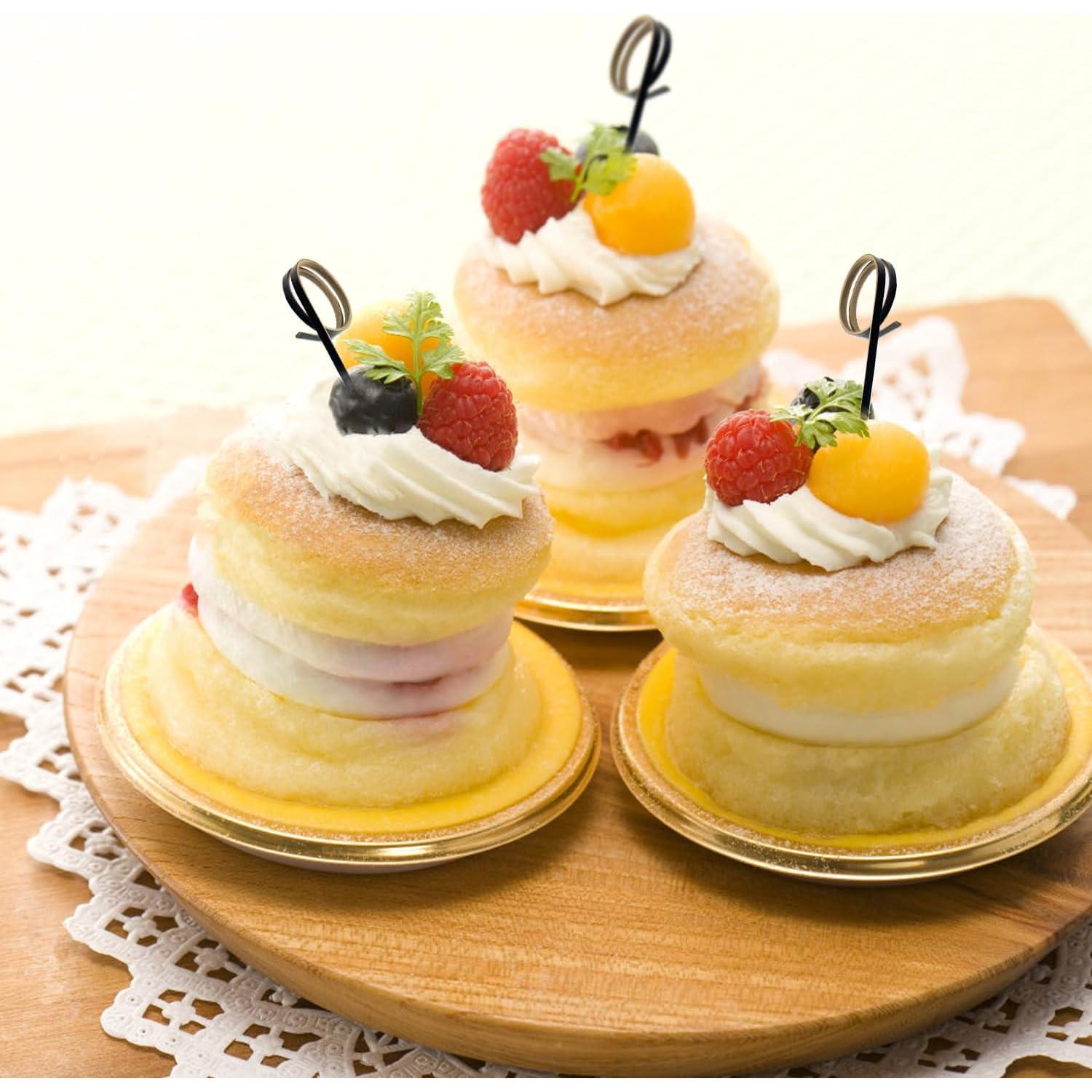 100 Palillos de Cóctel de Bambú Negro 12 cm - HXYCNNA