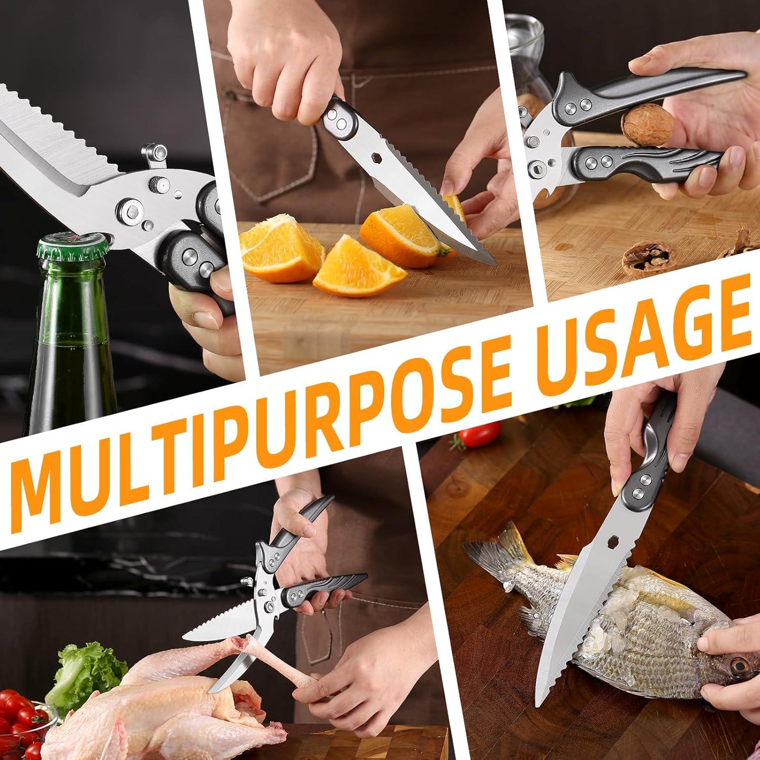 Tijeras de Cocina FXFSTEEL Acero Inoxidable Uso Pesado 10.16 cm