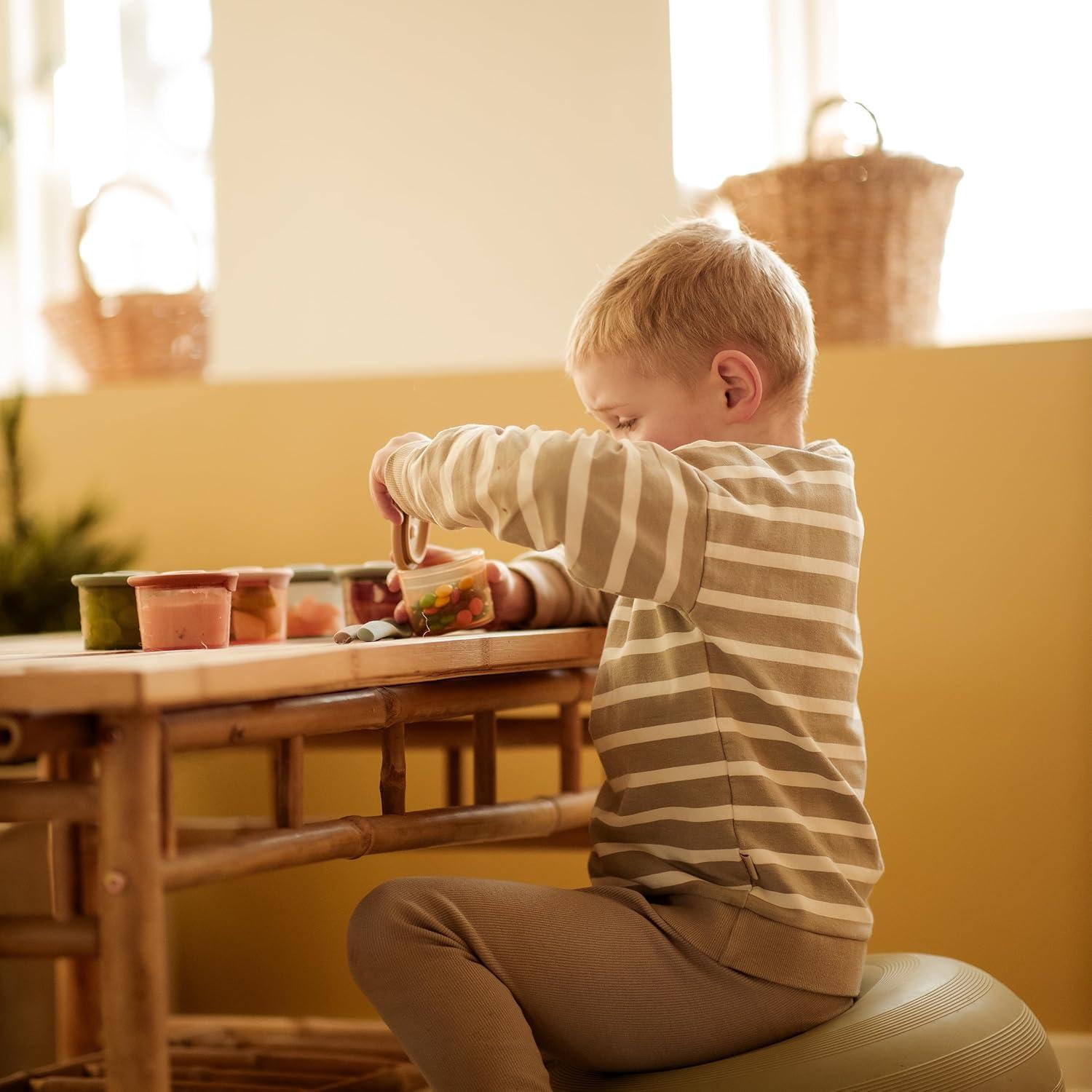 Contenedores de Comida para Bebés Moonkie 4oz y 8oz Silicona