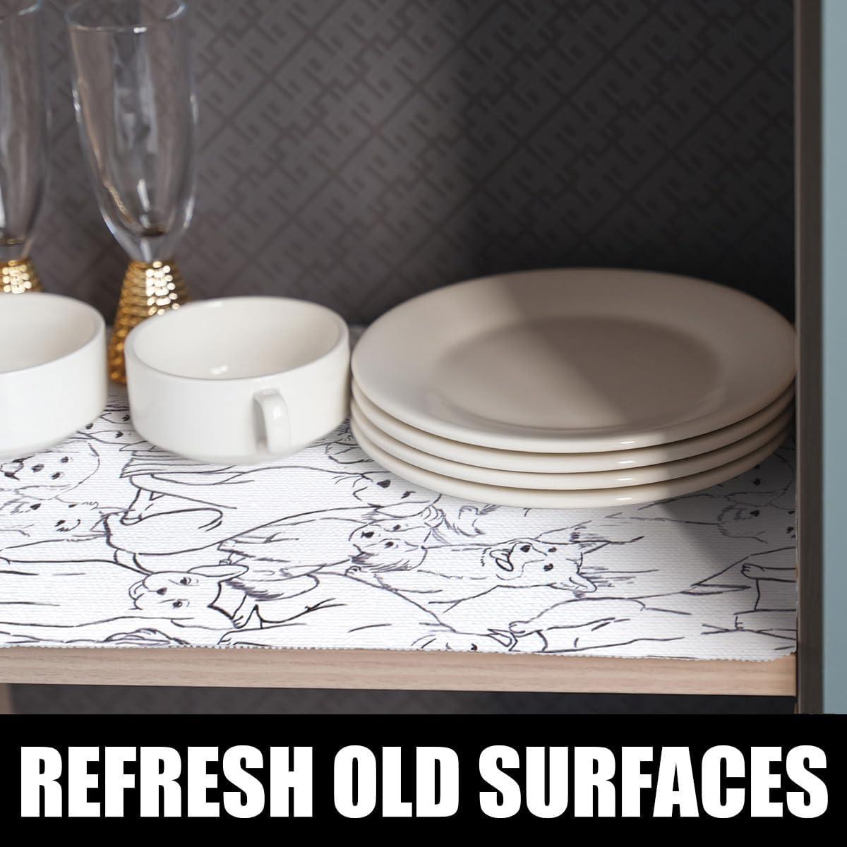 Forro de Estante Amiitay Antideslizante 30.48x300cm Negro