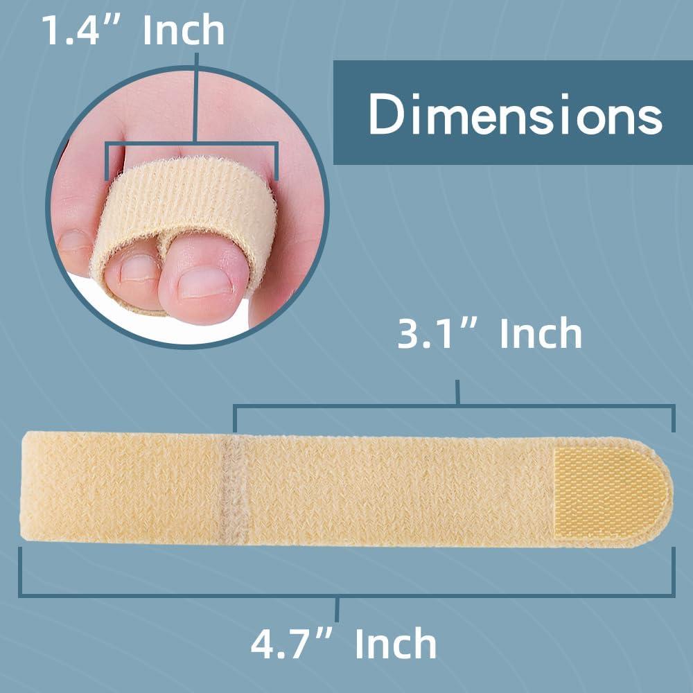 Separadores de Dedos Reutilizables Meidland Beige para Alineación