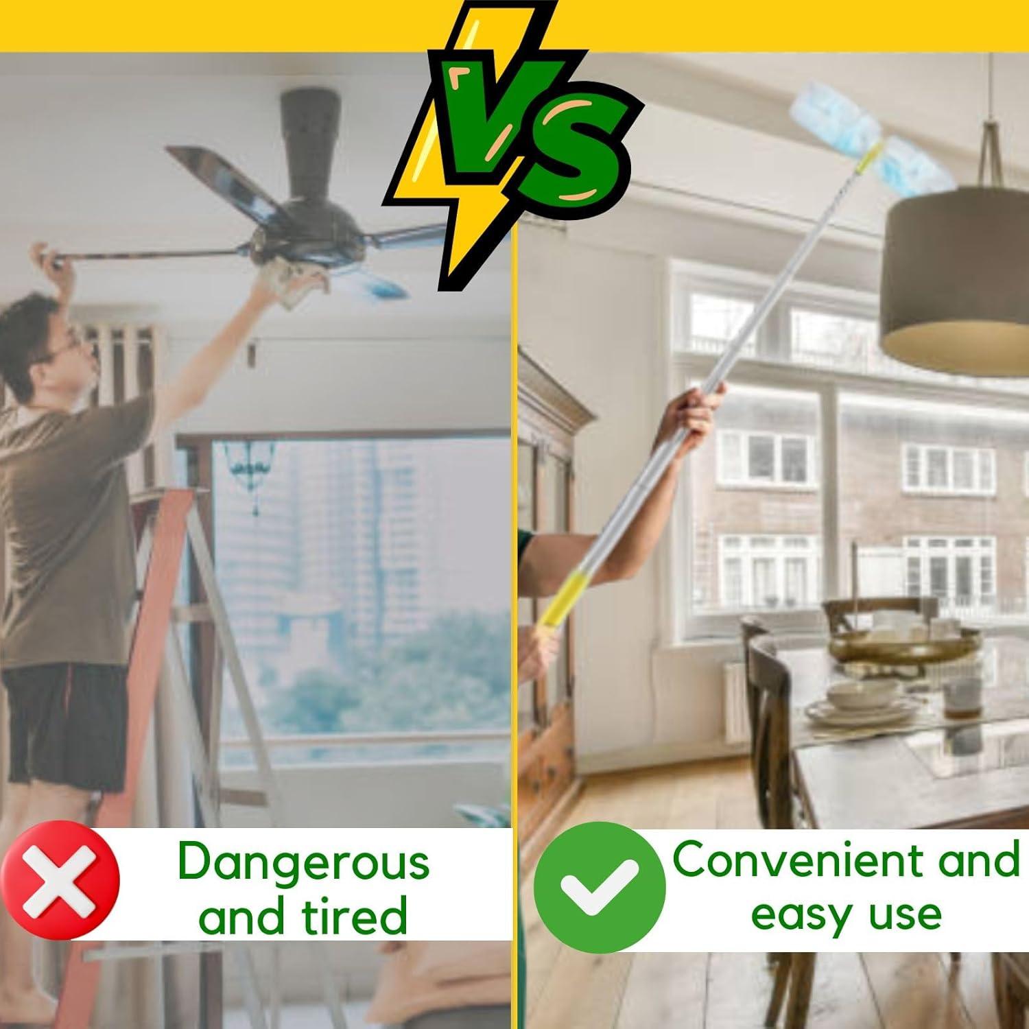 Recargas de Duster Desechables Frescares 18 PCS Azul