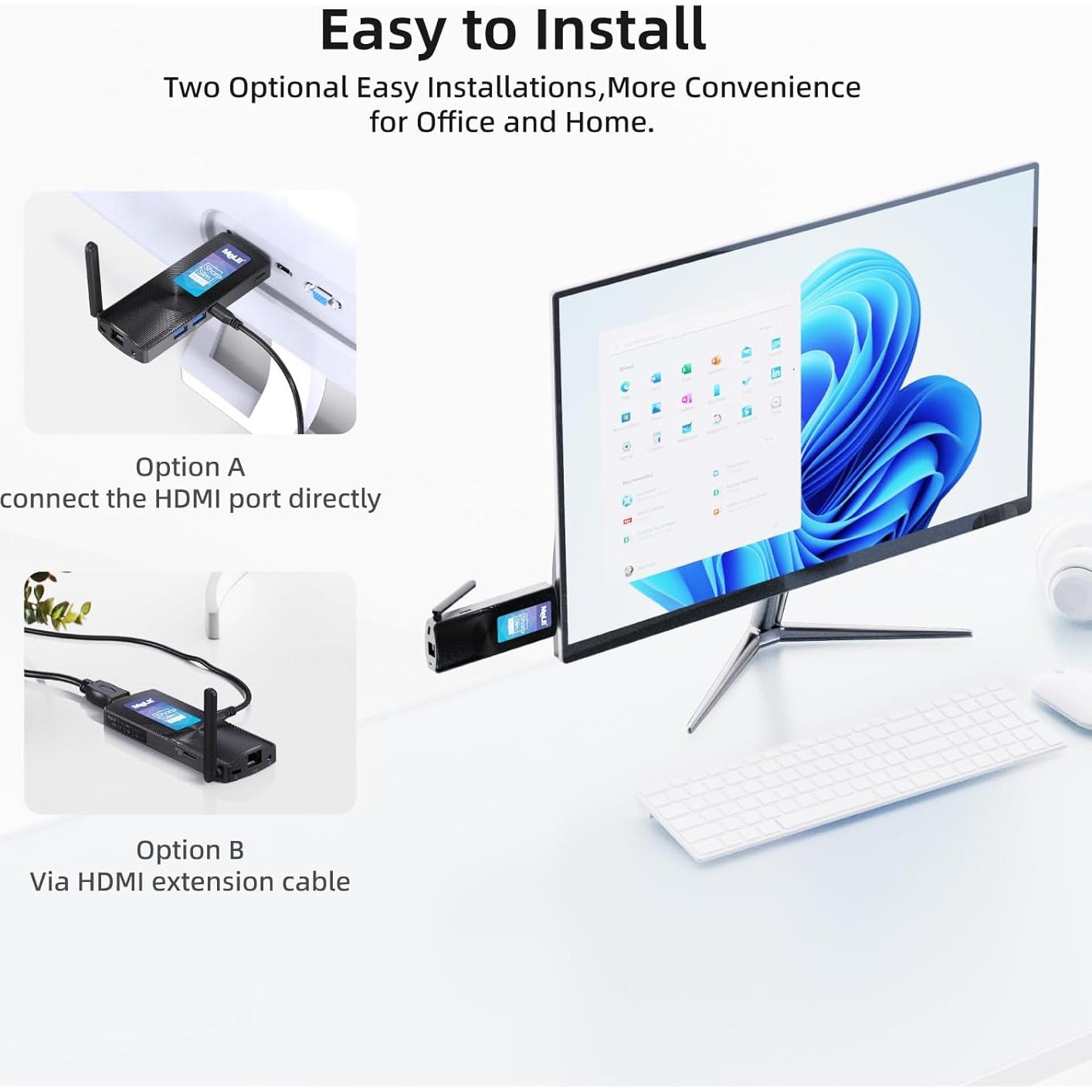 Mini PC Stick MeLE PCG02 J4125 8GB 256GB 4K HDMI