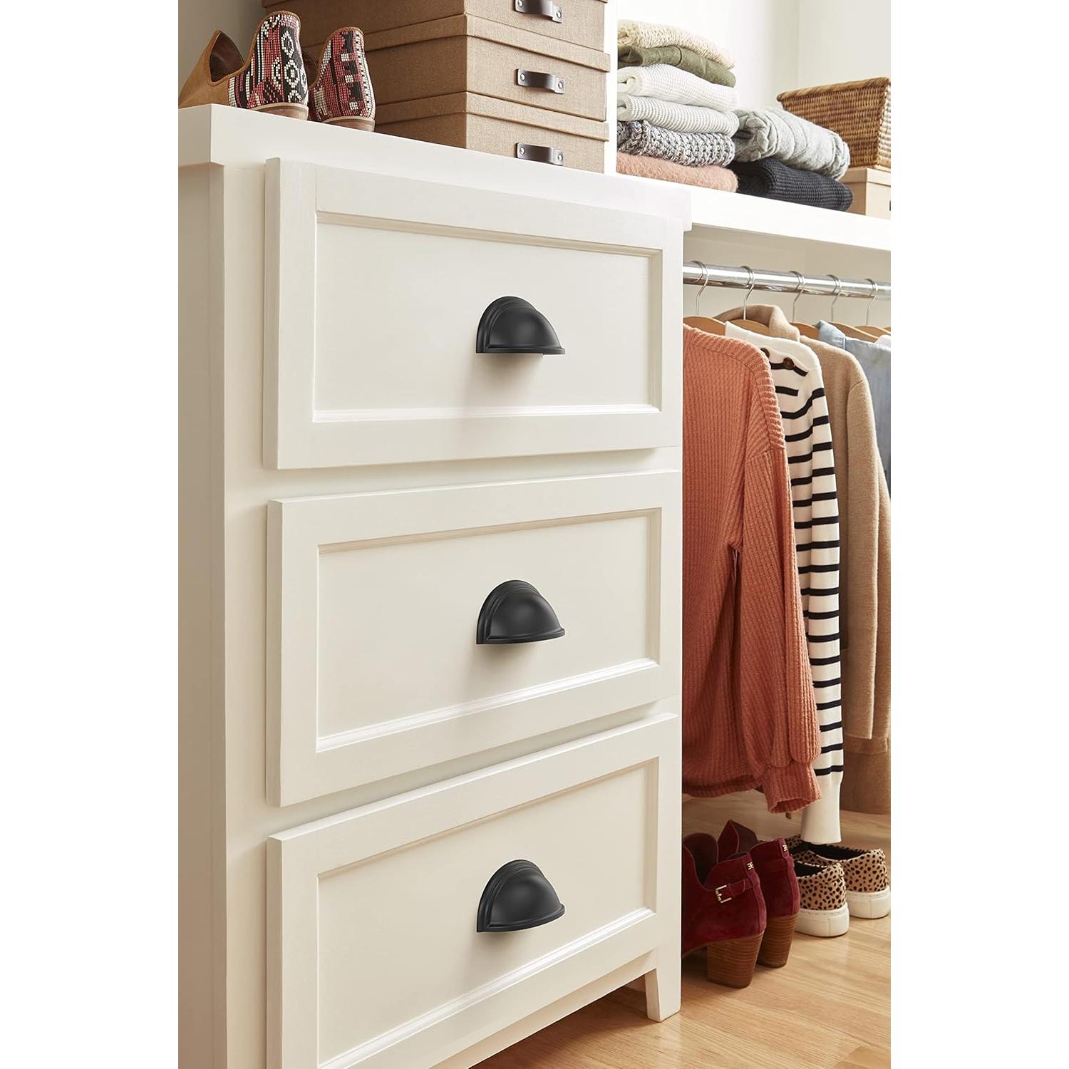 Tirador de Taza Amerock Ashby Bronce Negro 76/102 mm