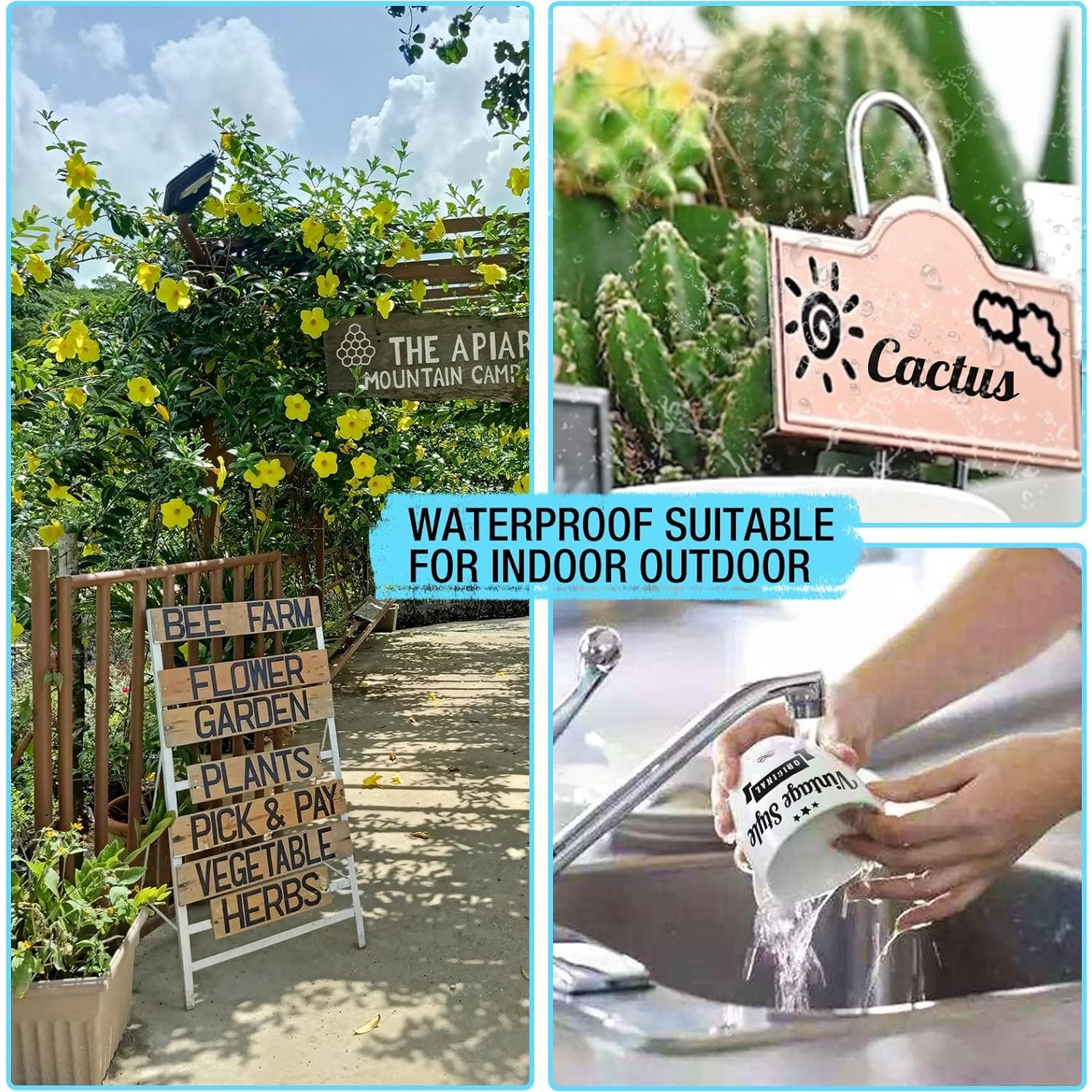 Marcadores de Pintura Negra DAPAWIN - 8 Plumas, Punta Media, Secado Rápido