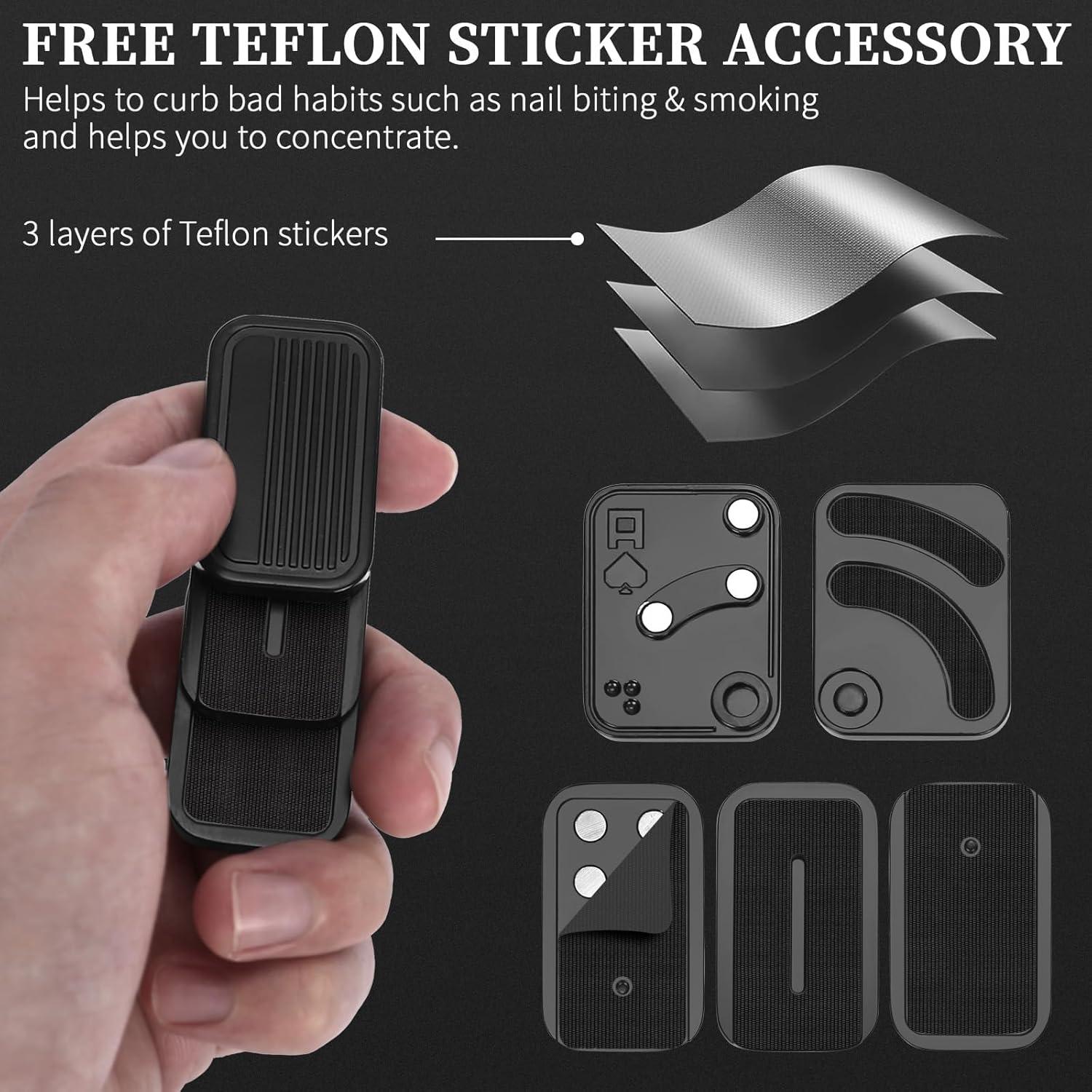 Paquete de Regalo Fidget HIDEDC - Juguetes Antiestrés Negro