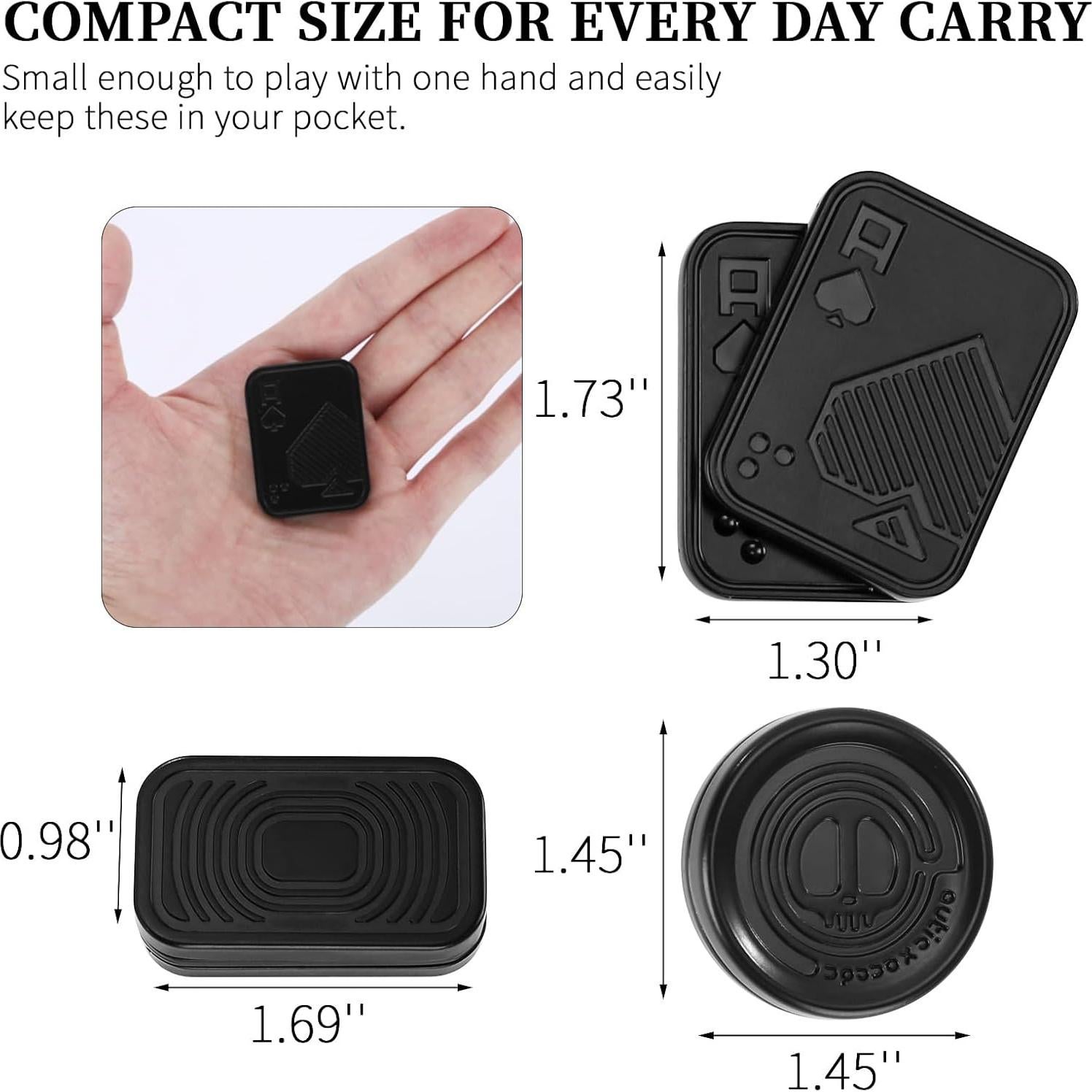 Paquete de Regalo Fidget HIDEDC - Juguetes Antiestrés Negro