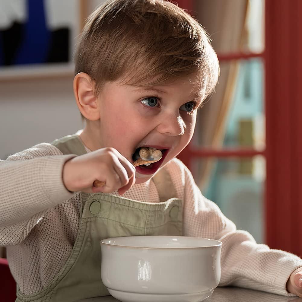 Set de Cubiertos de Madera para Niños YFWOOD - 4 Piezas