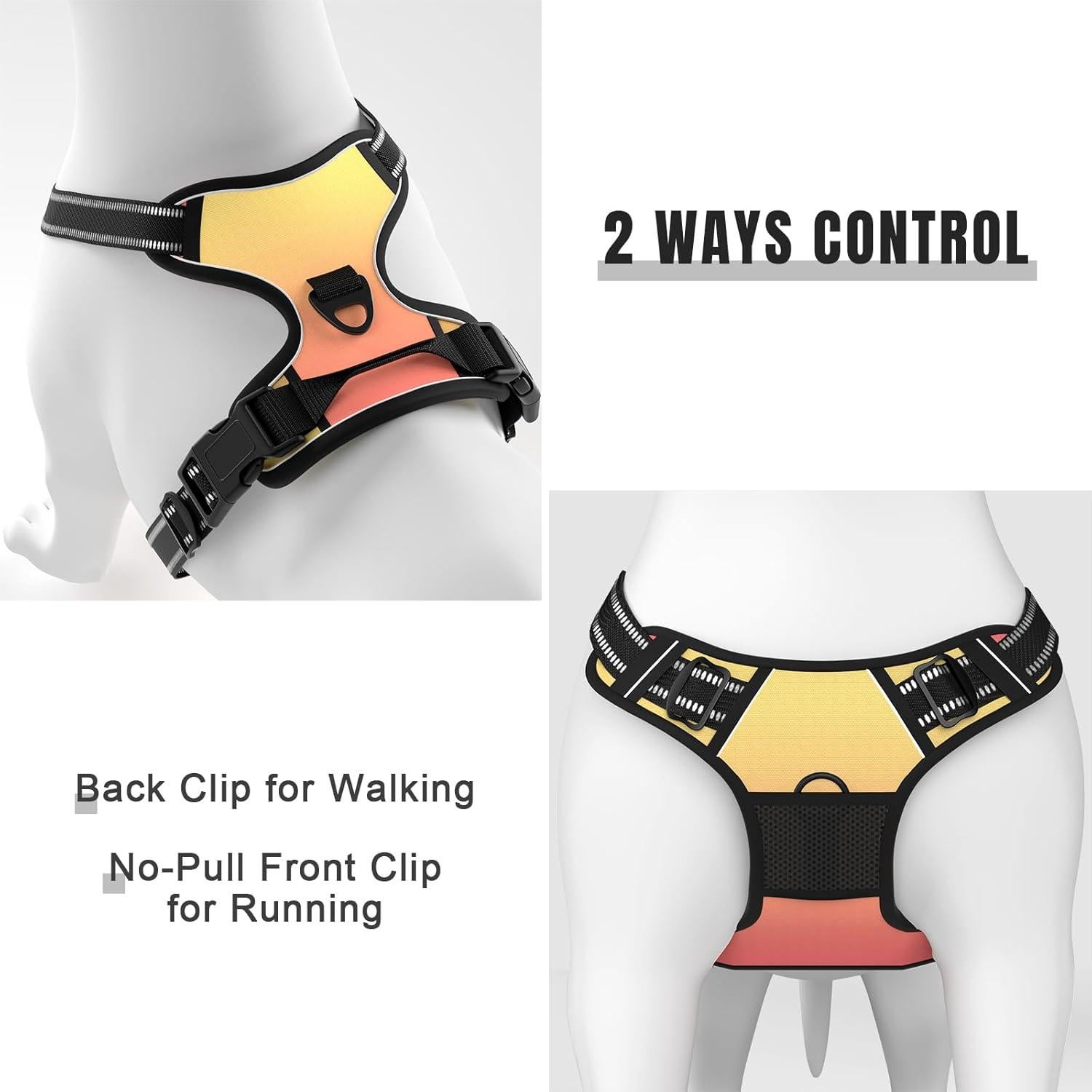 Arnés para Perros Rnivvi Pequeño Reflectante Ajustable