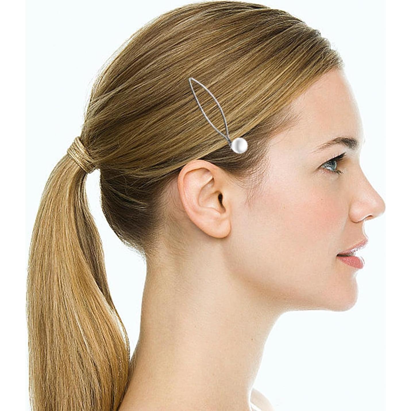 Conjunto de 16 Pinzas de Pelo Geométricas BOYIVI Plata